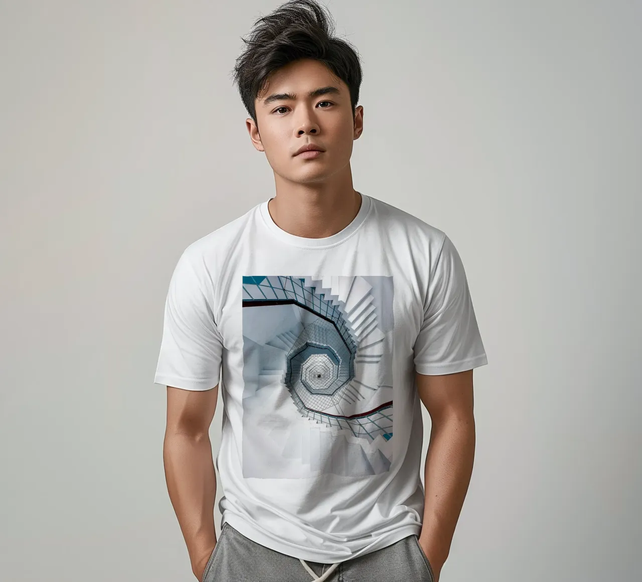 Spiral Steps of Tranquility t-shirt da Thilo Grøsch