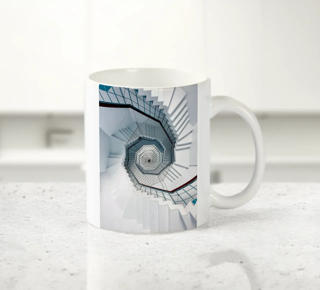 Spiral Steps of Tranquility tazza in ceramica da Thilo Grøsch