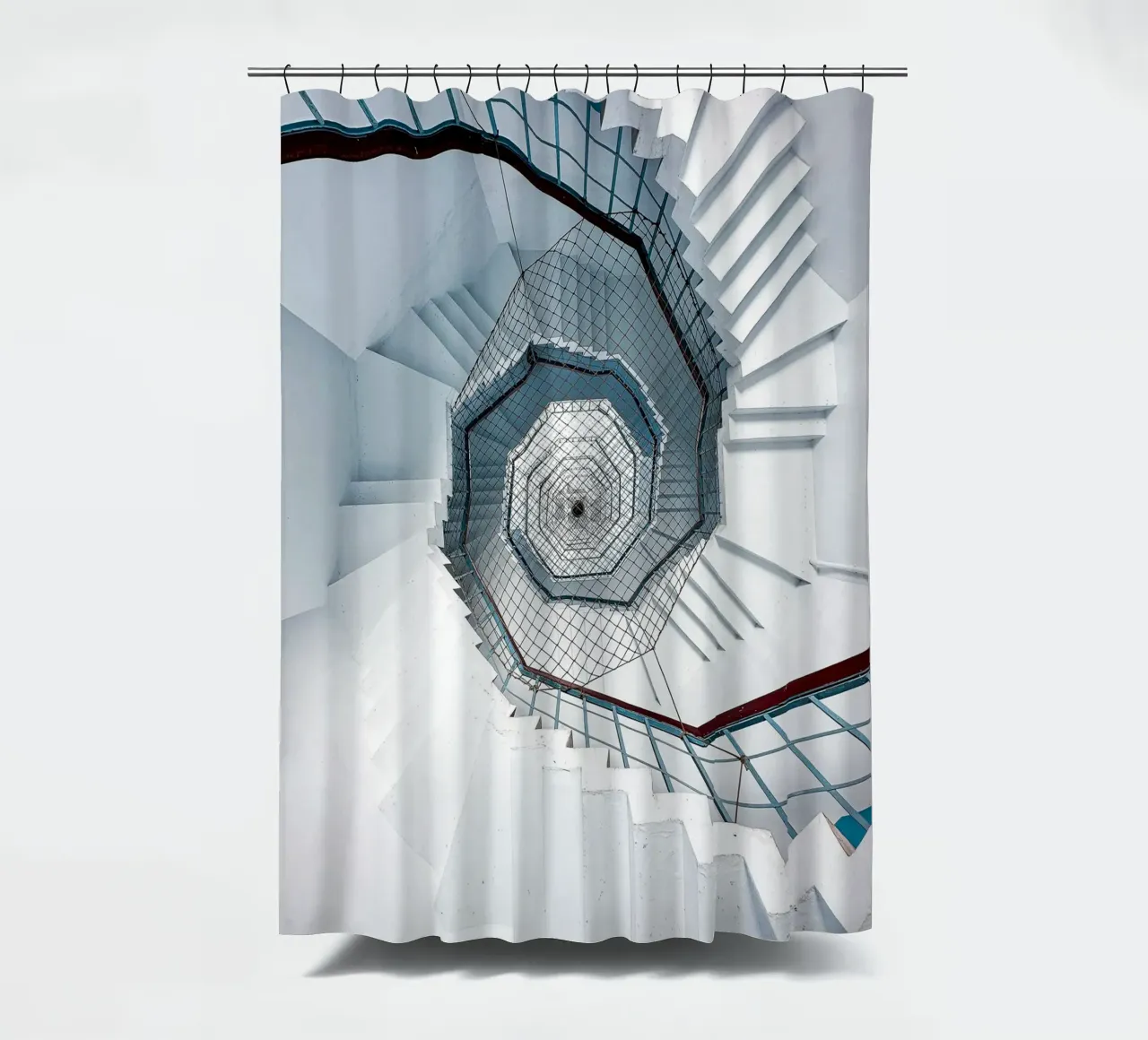 Spiral Steps of Tranquility tenda da doccia da Thilo Grøsch