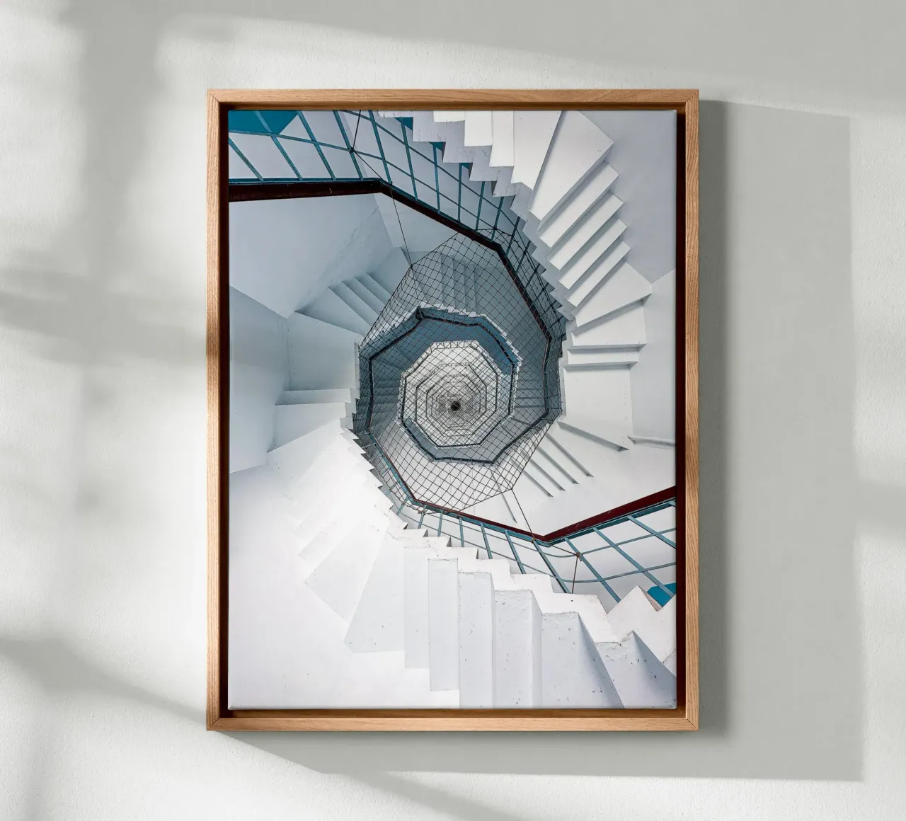 Spiral Steps of Tranquility tela con Cornice a cassetta da Thilo Grøsch