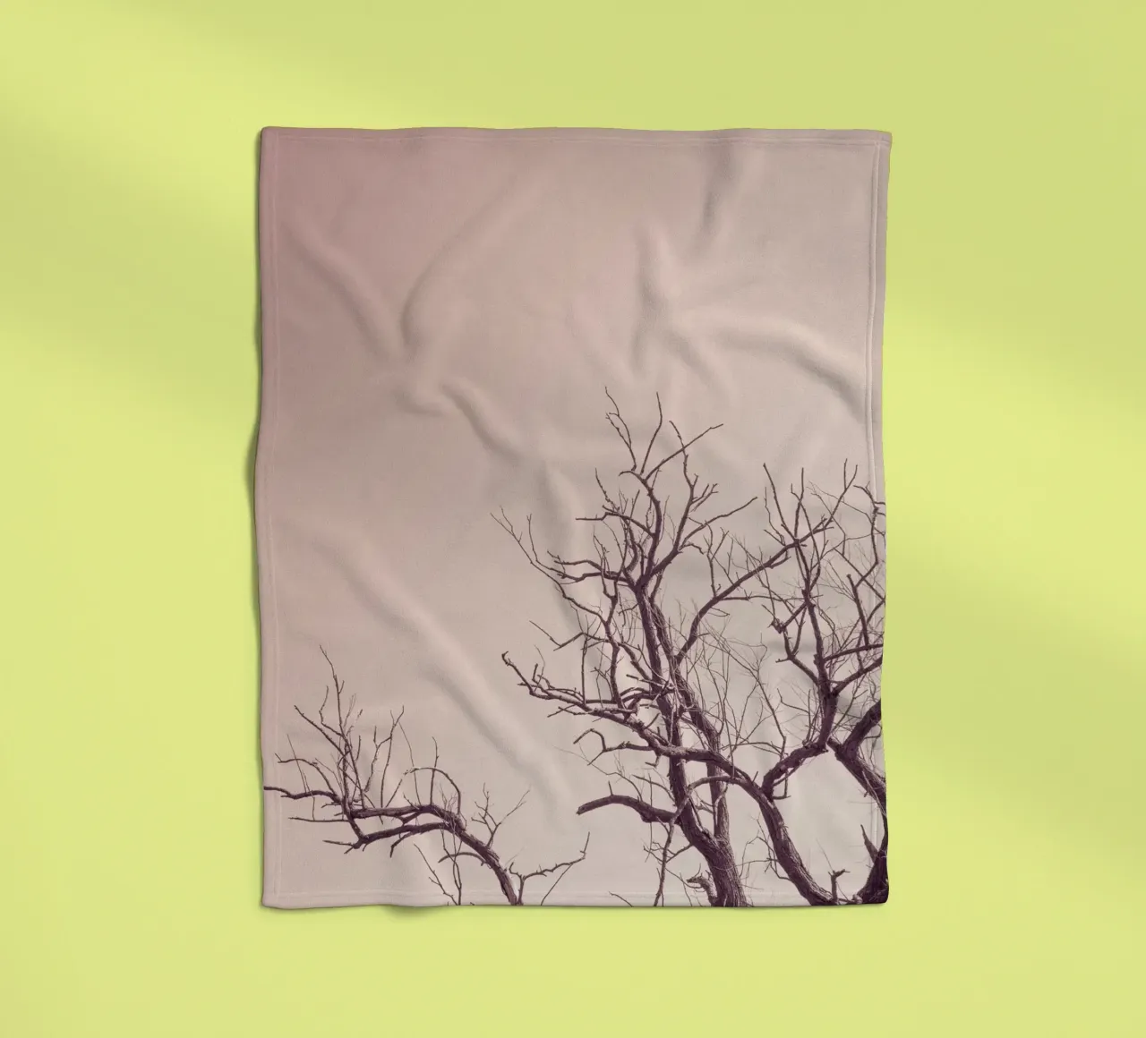 Pink sky and a tree coperta in pile da photolovers