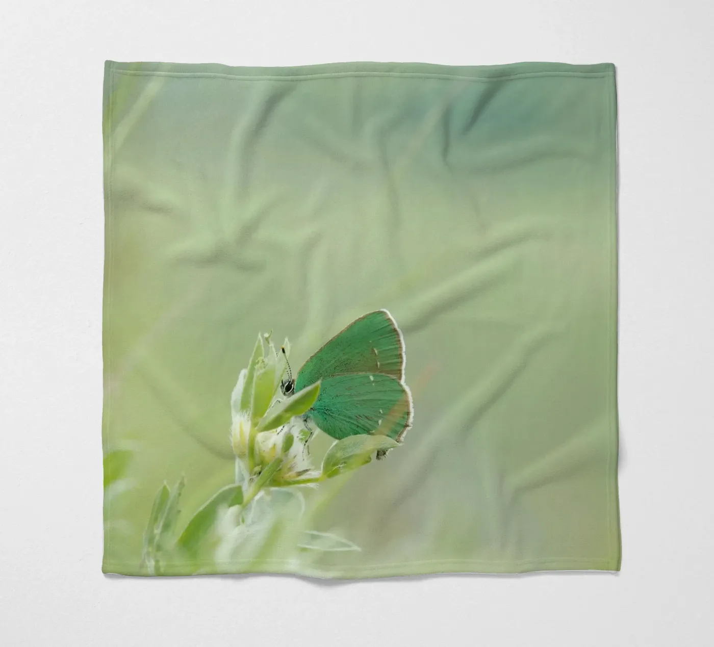 verde farfalla coperta in pile da Earthly Visions