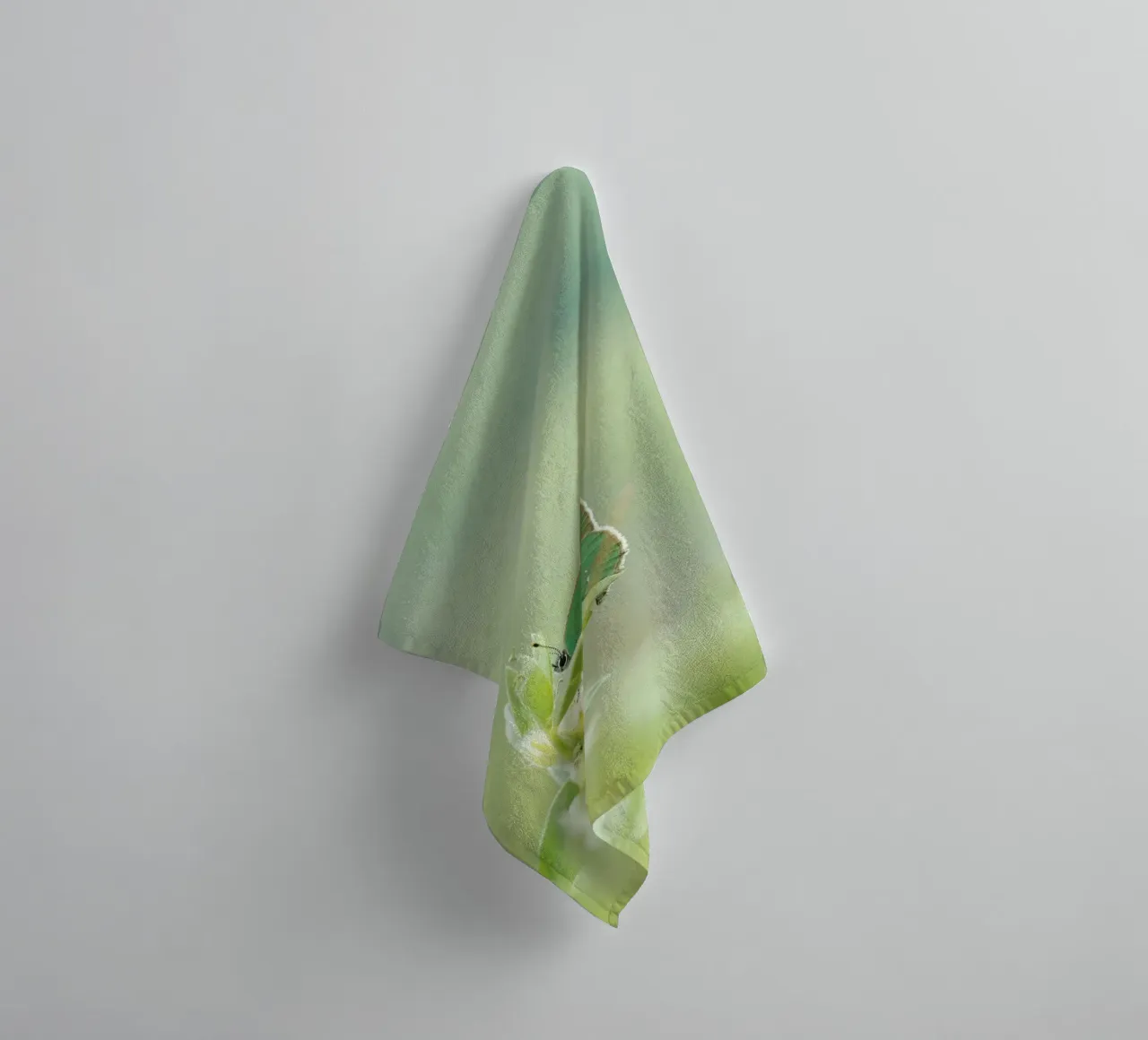 butterfly green towel by Earthly Visions