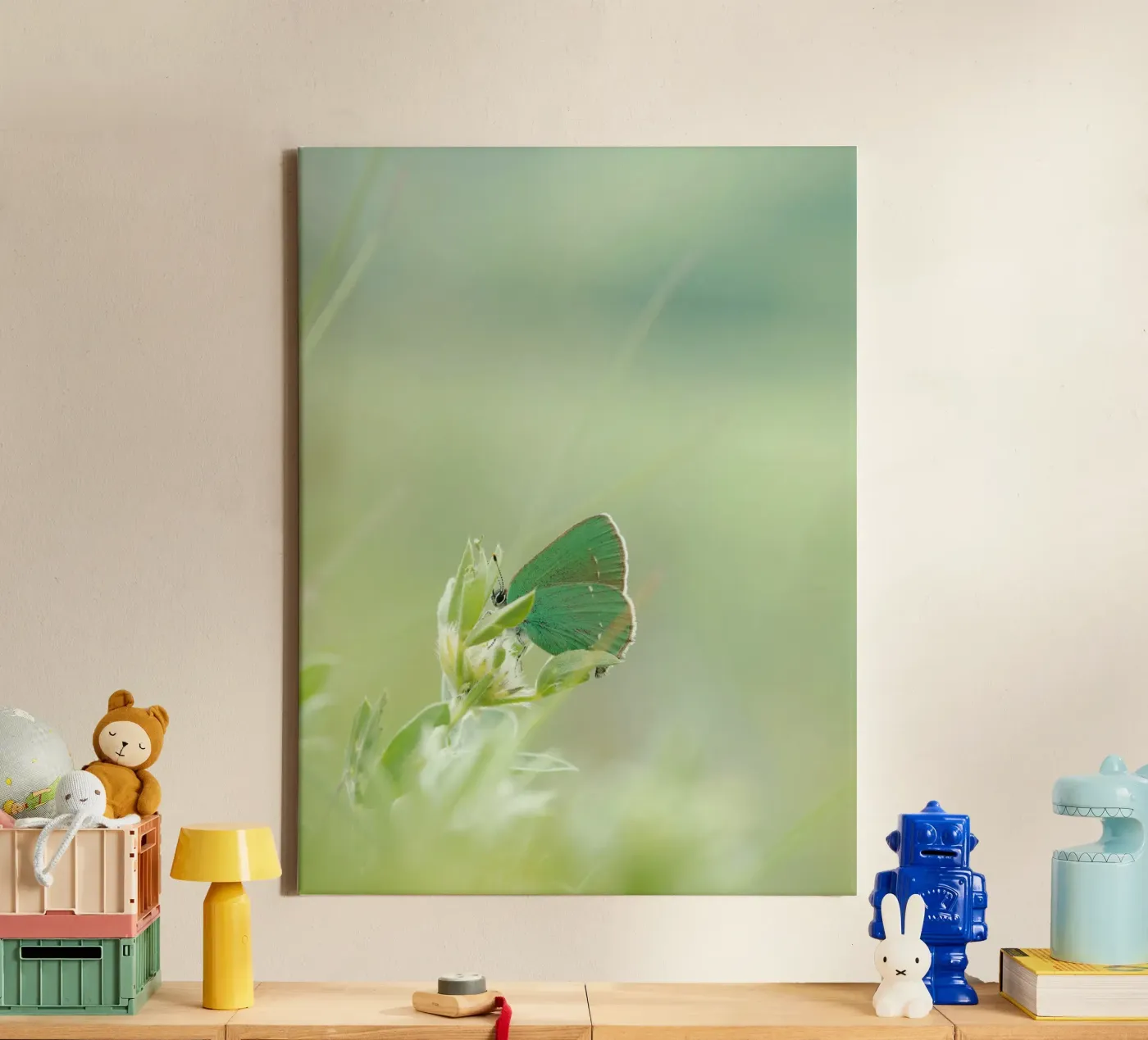 verde farfalla tela da Earthly Visions