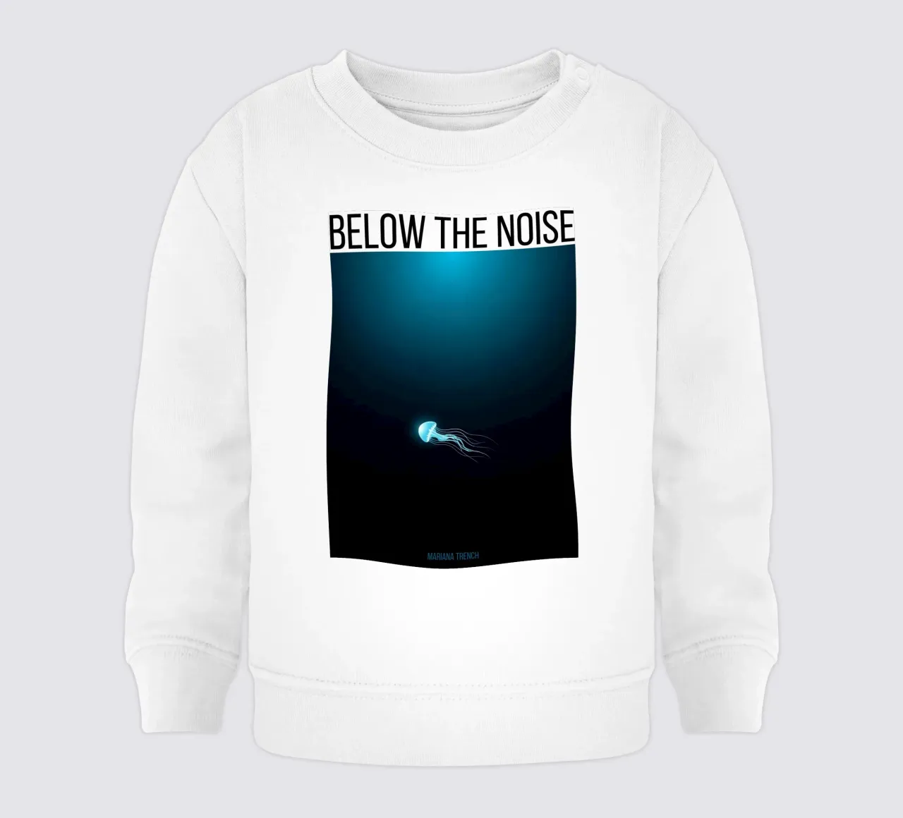 BELOW THE NOISE - MARIANA TRENCH felpa neonato da ZEN VACATION