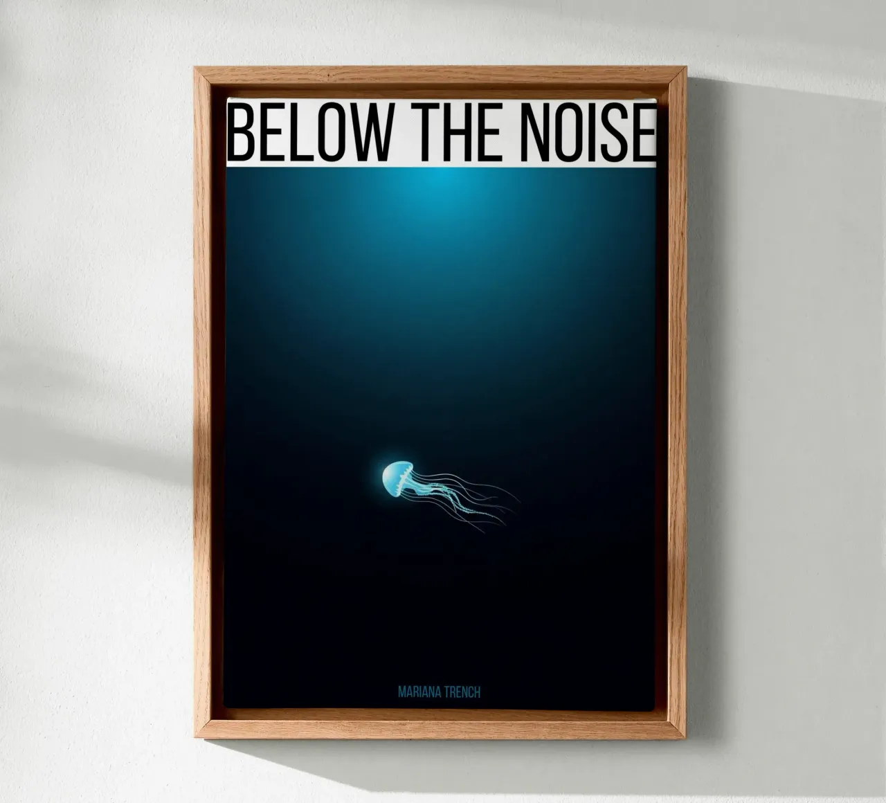 BELOW THE NOISE - MARIANA TRENCH tela da ZEN VACATION