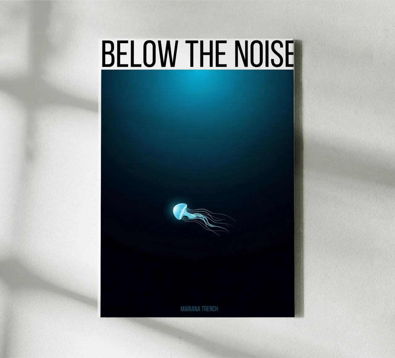 BELOW THE NOISE - MARIANA TRENCH tela da ZEN VACATION