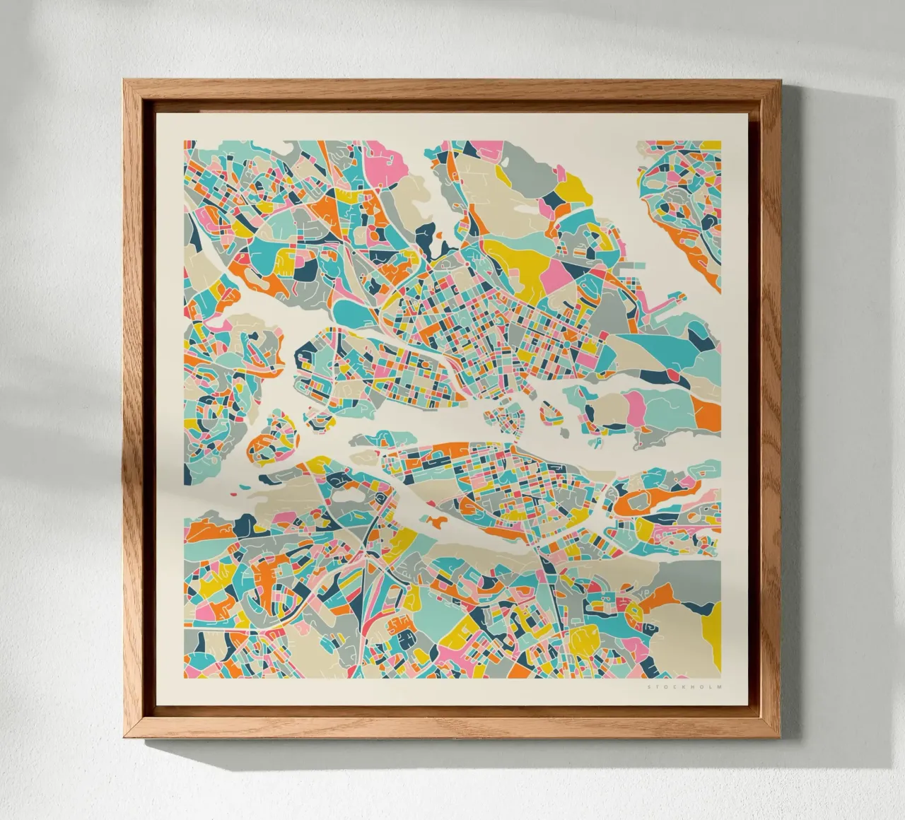 MAPPA DI STOCCOLMA pannello forex da Jazzberry Blue