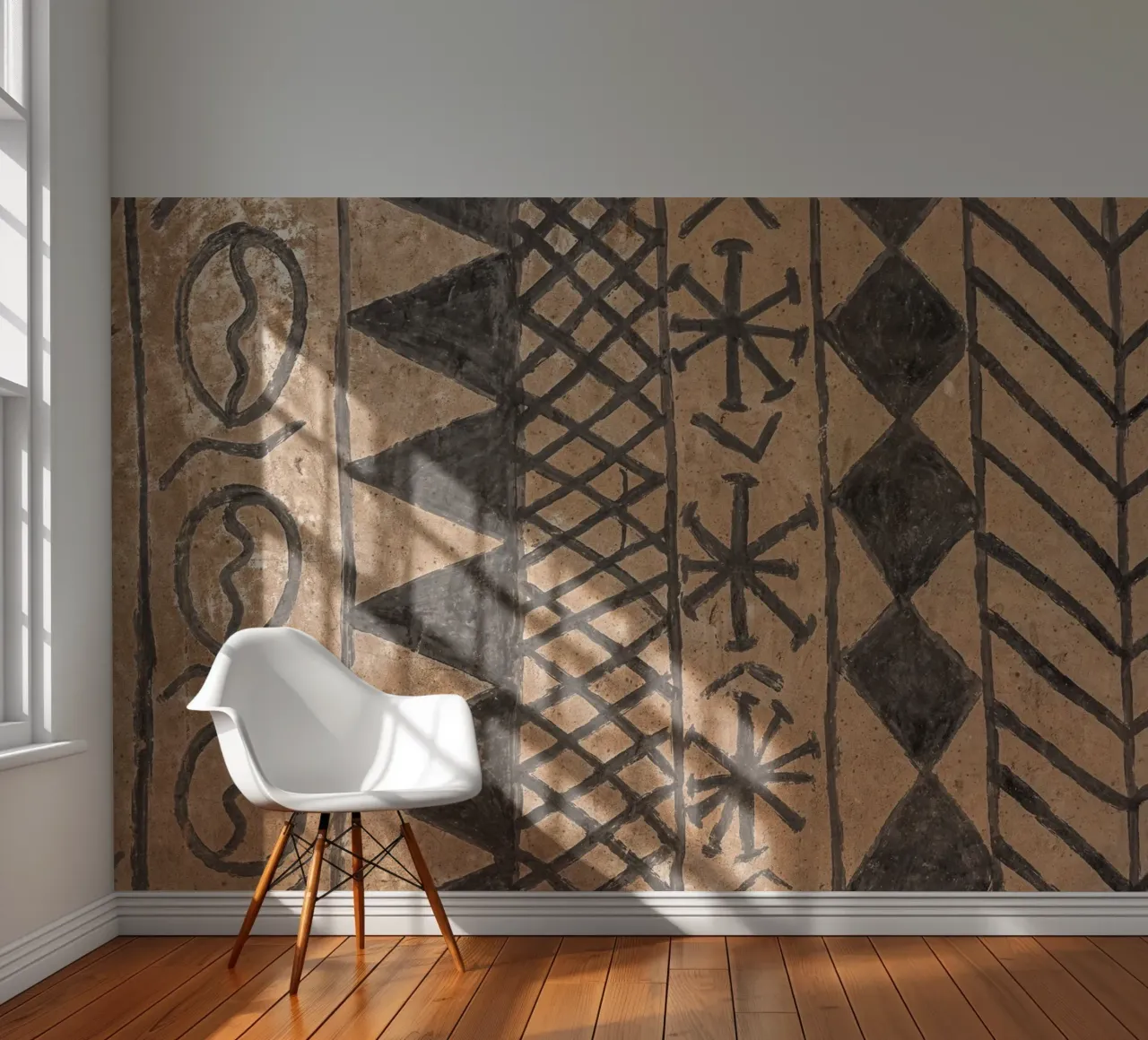 African pattern fotobehang van photolovers