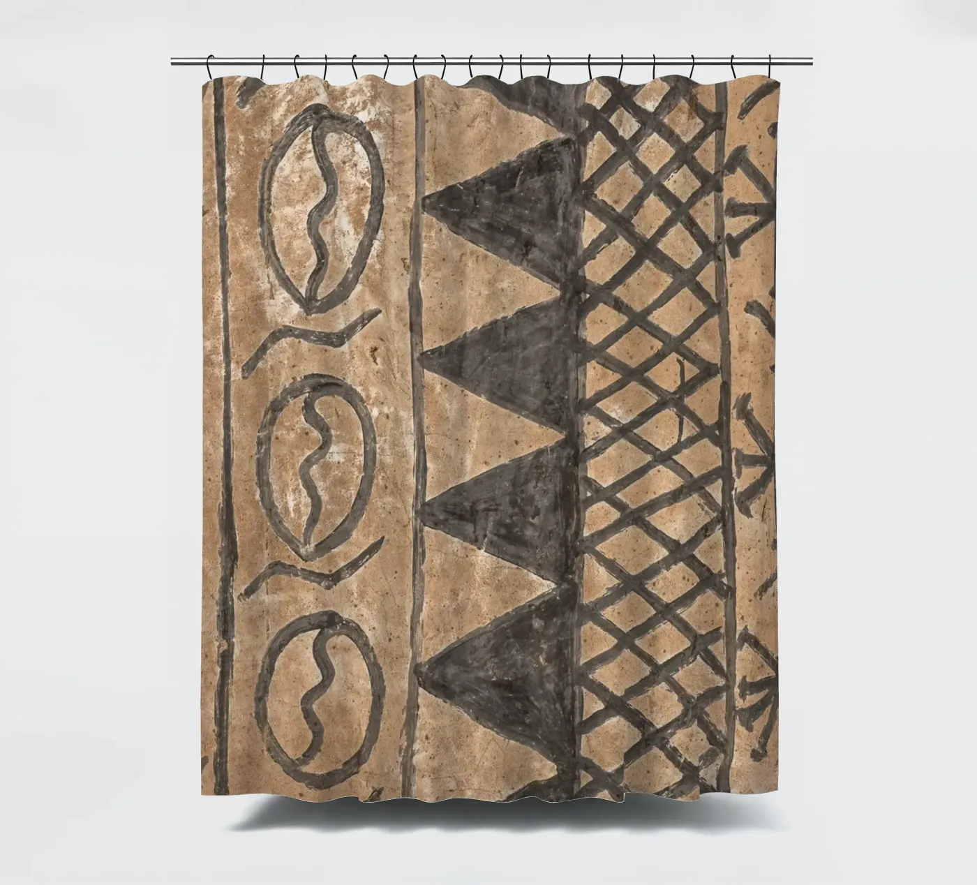 African pattern Duschvorhang von photolovers