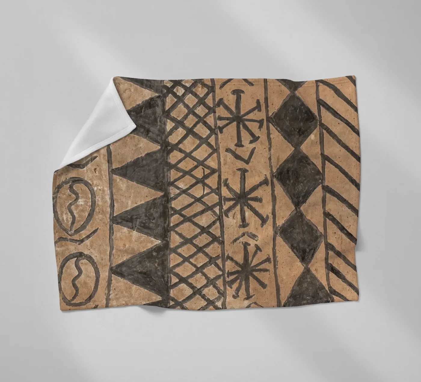 African pattern fleece blanket by photolovers