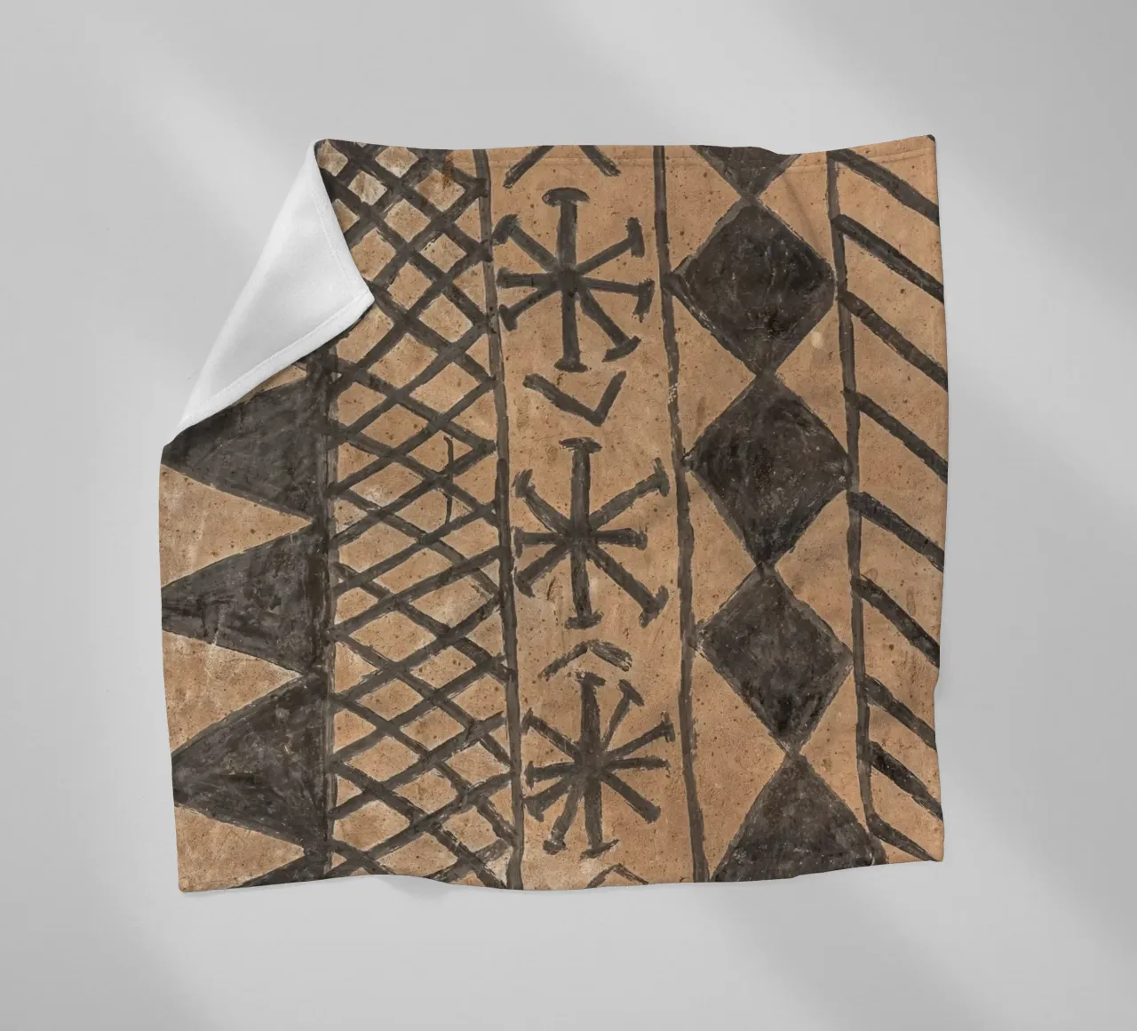 African pattern fleece blanket by photolovers