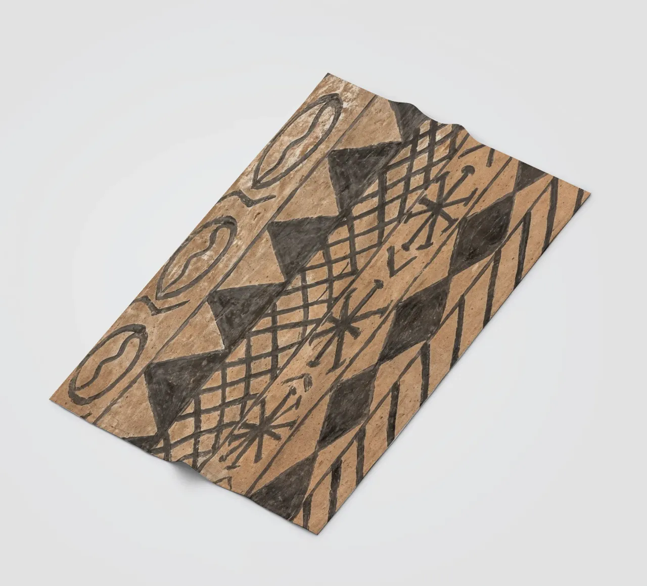 African pattern fleece blanket by photolovers