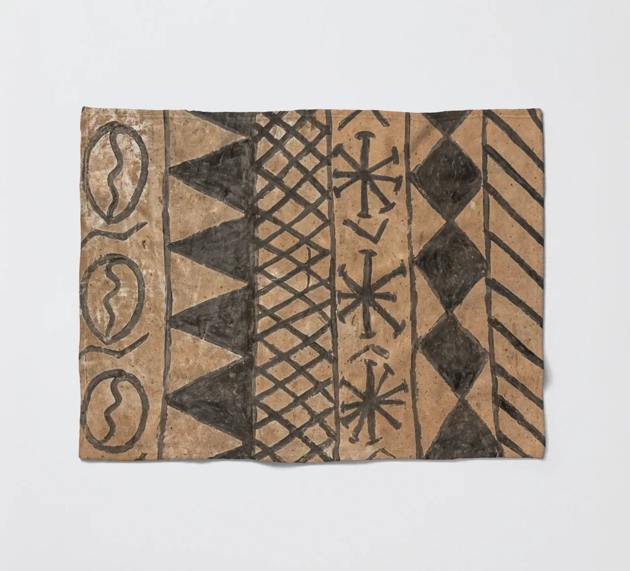 African pattern fleece blanket by photolovers