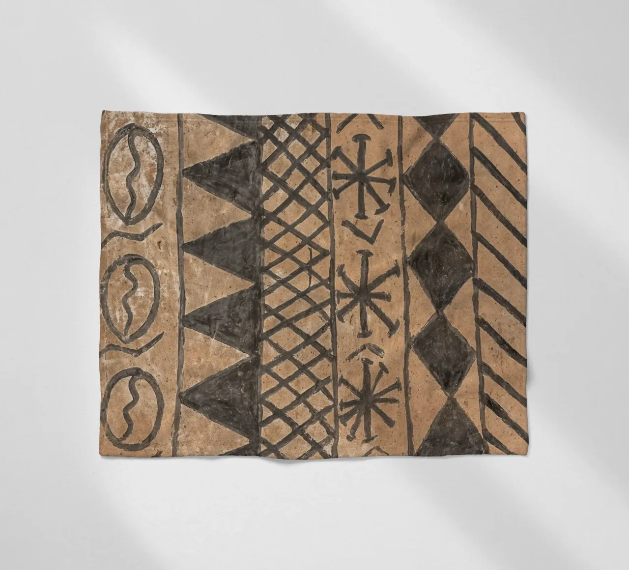 African pattern fleece blanket by photolovers