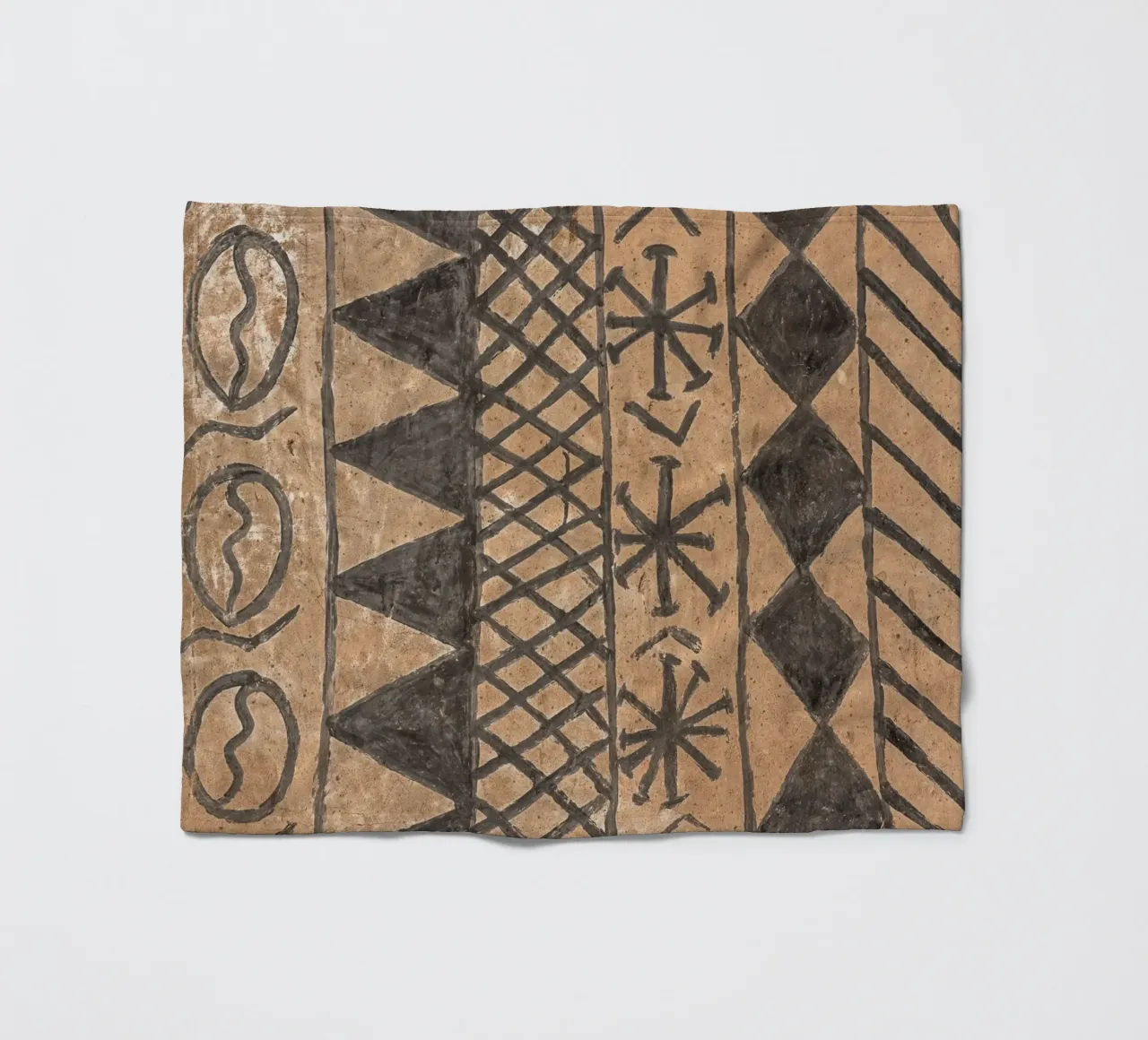 African pattern fleece blanket by photolovers