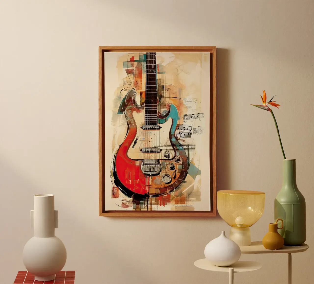 Wall-art by Imagine canvas with Floater frame by Imagine