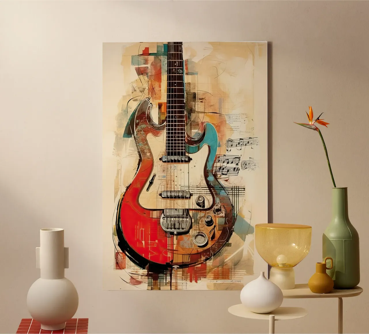 Wall-art by Imagine canvas with Floater frame by Imagine
