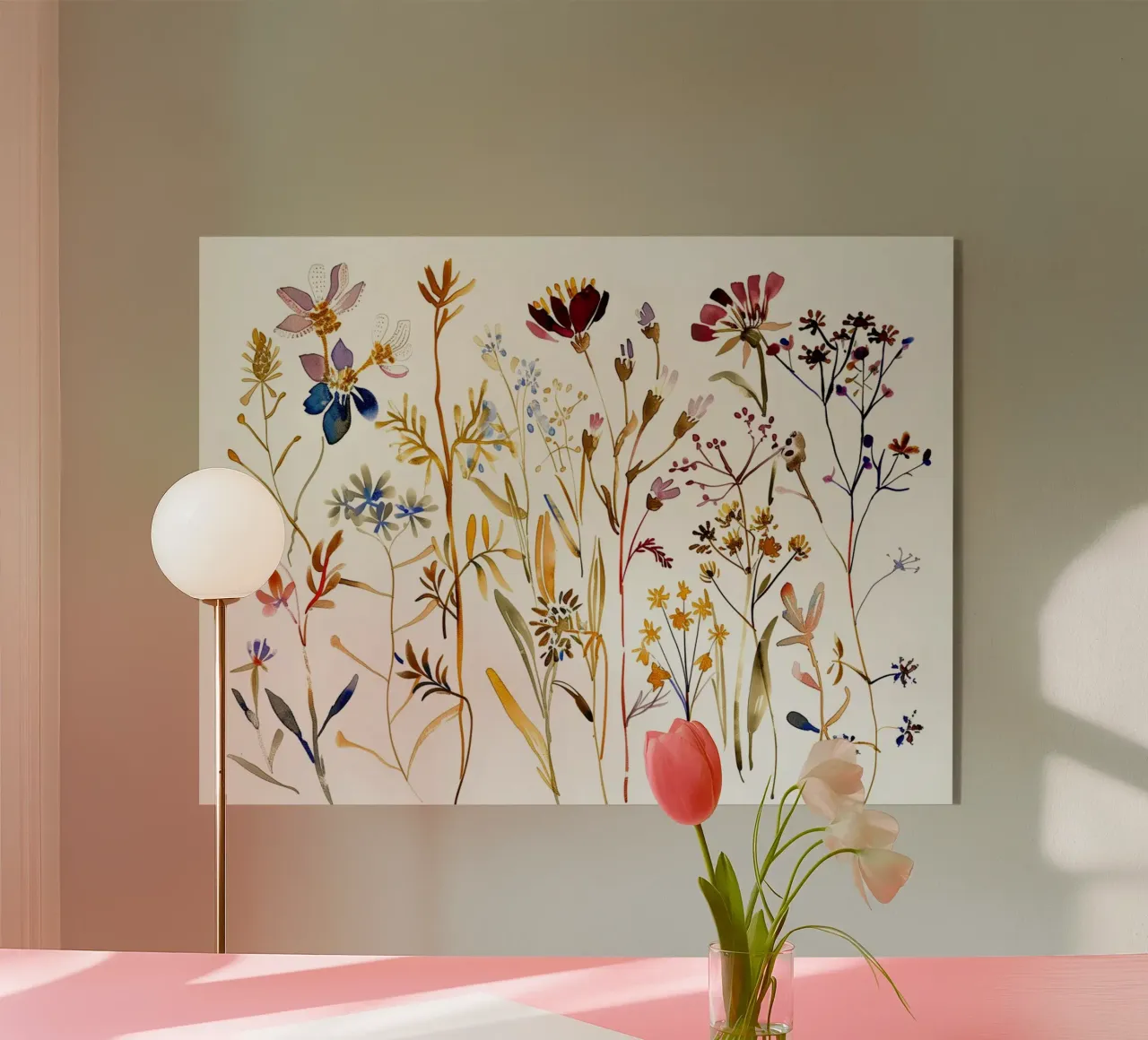 Note di campo di Siena plexiglass da Sophia Calder Studio