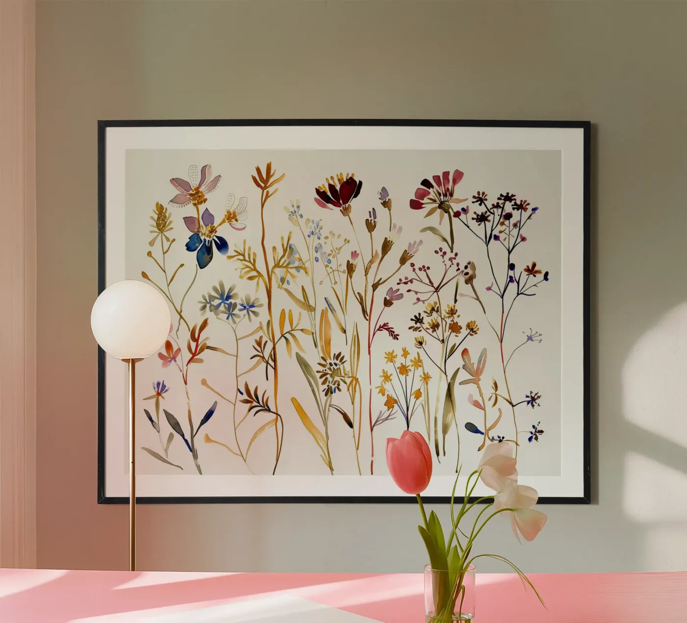 Notes de terrain Sienna poster de Sophia Calder Studio