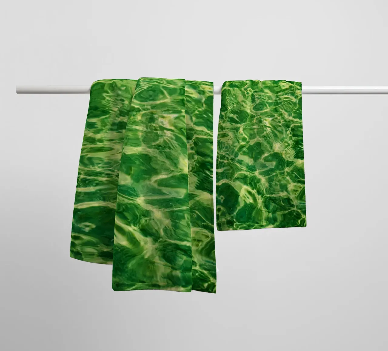 water ripples towel by Earthly Visions