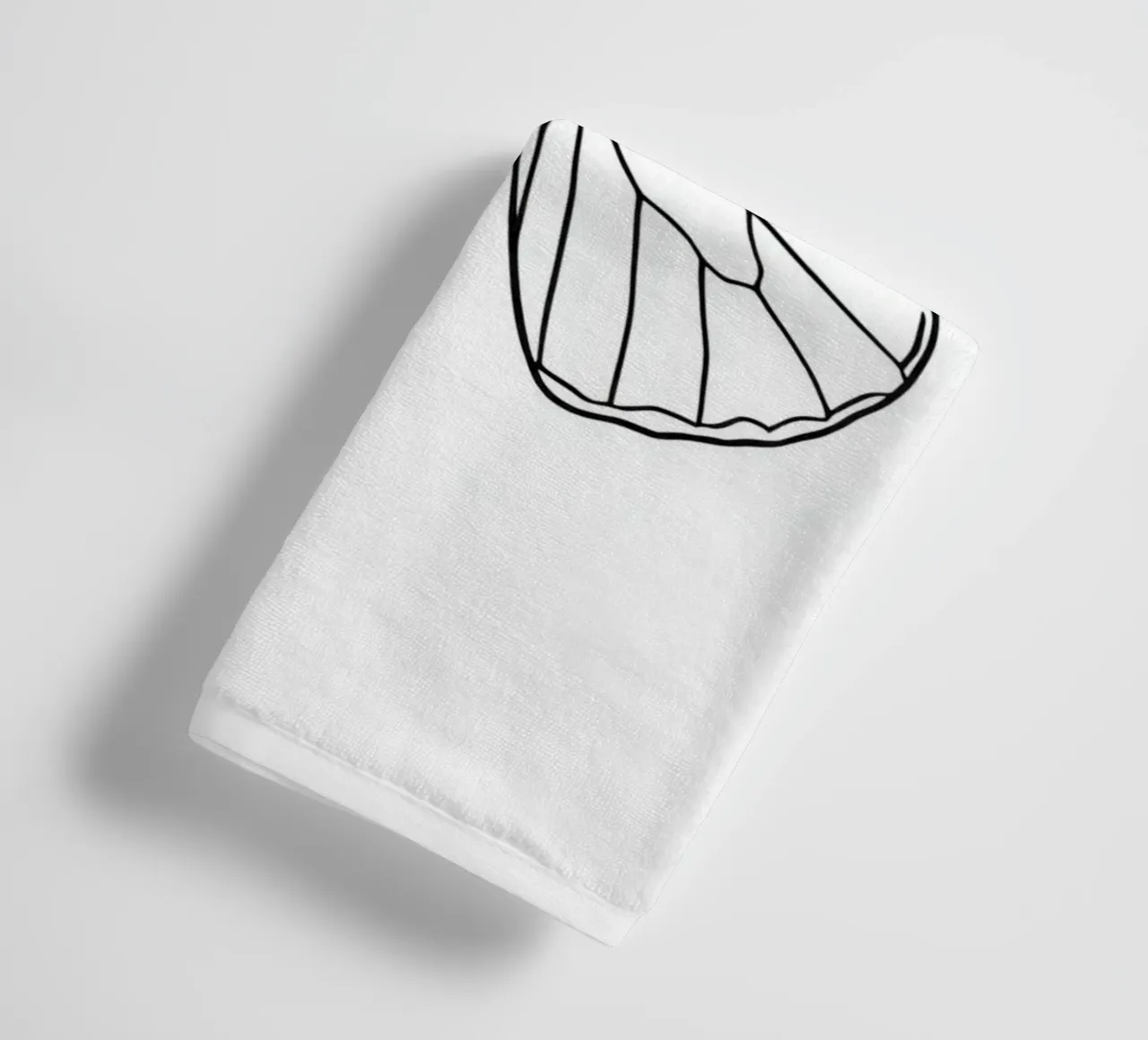 butterfly displaying intricate linework and elegant symmetry towel by DesignDoodle