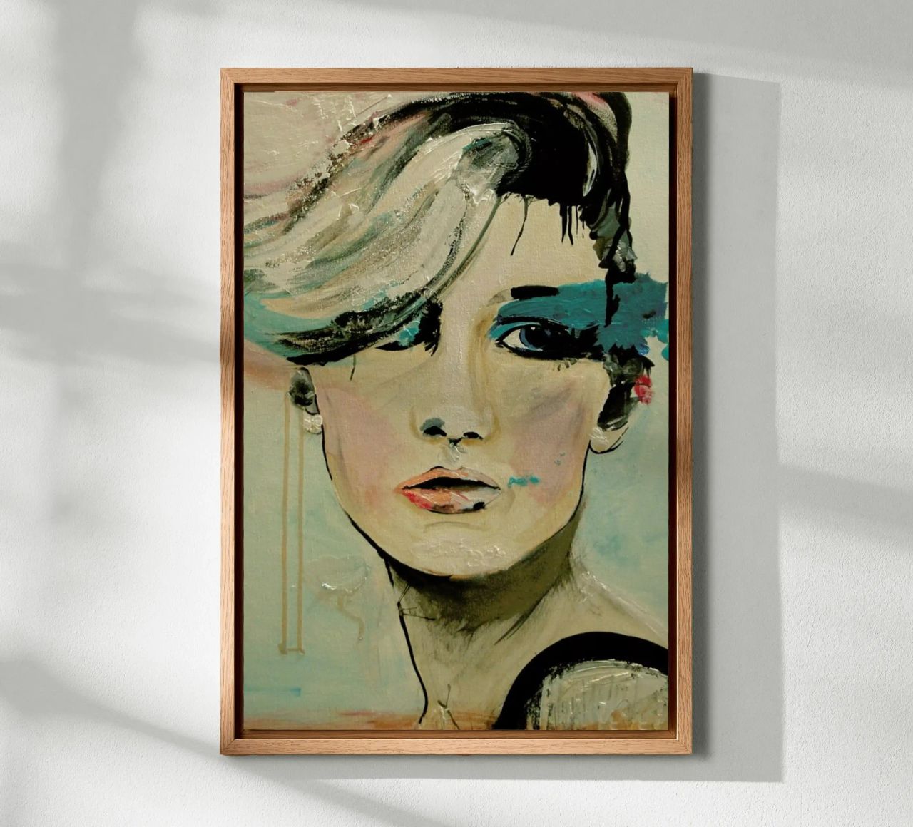 Push Leinwand von Leigh Viner