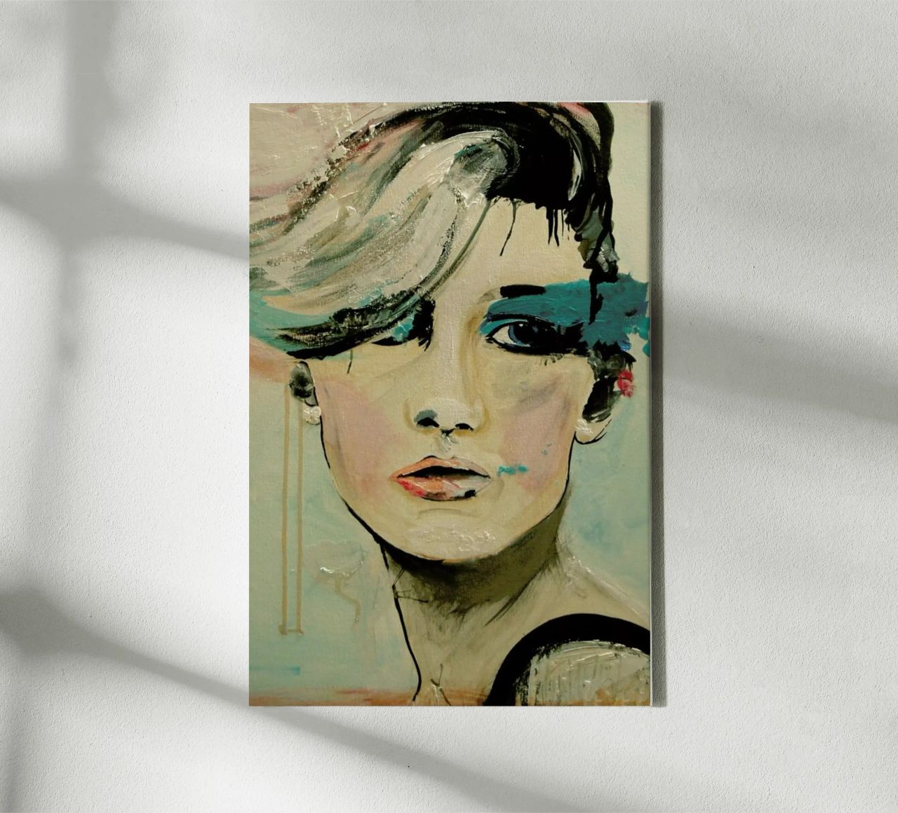Push Leinwand von Leigh Viner