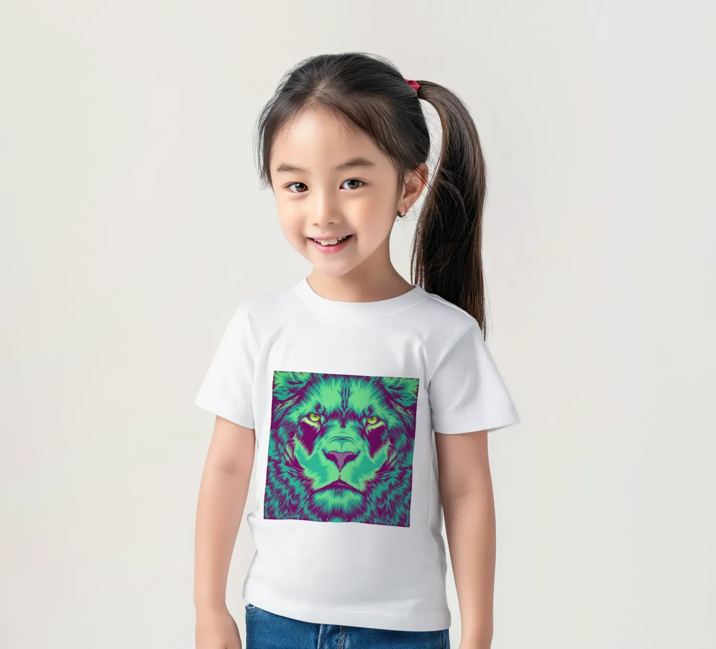 Lion t-shirt bambini da Cranio Dsgn