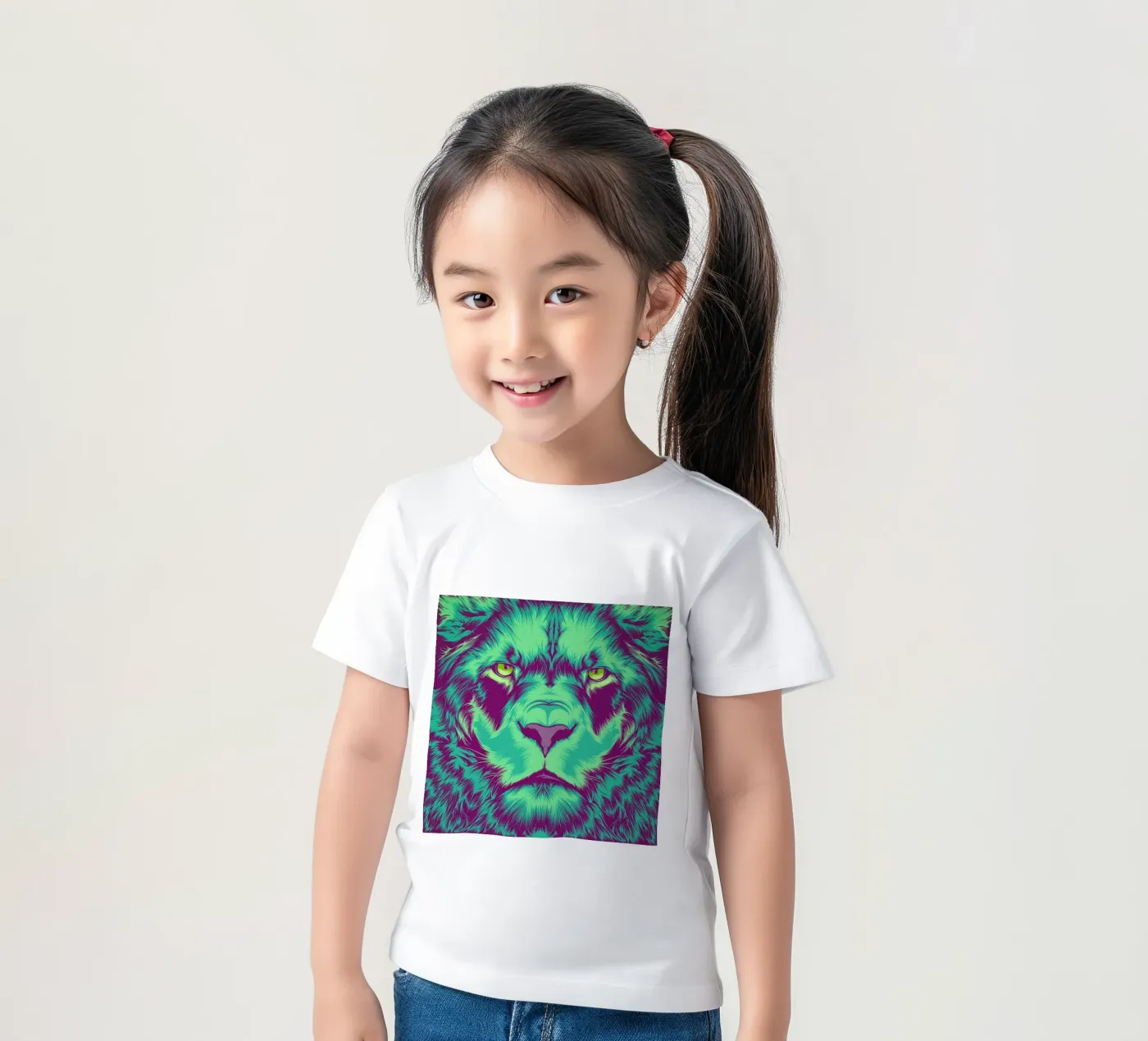 Lion t-shirt bambini da Cranio Dsgn