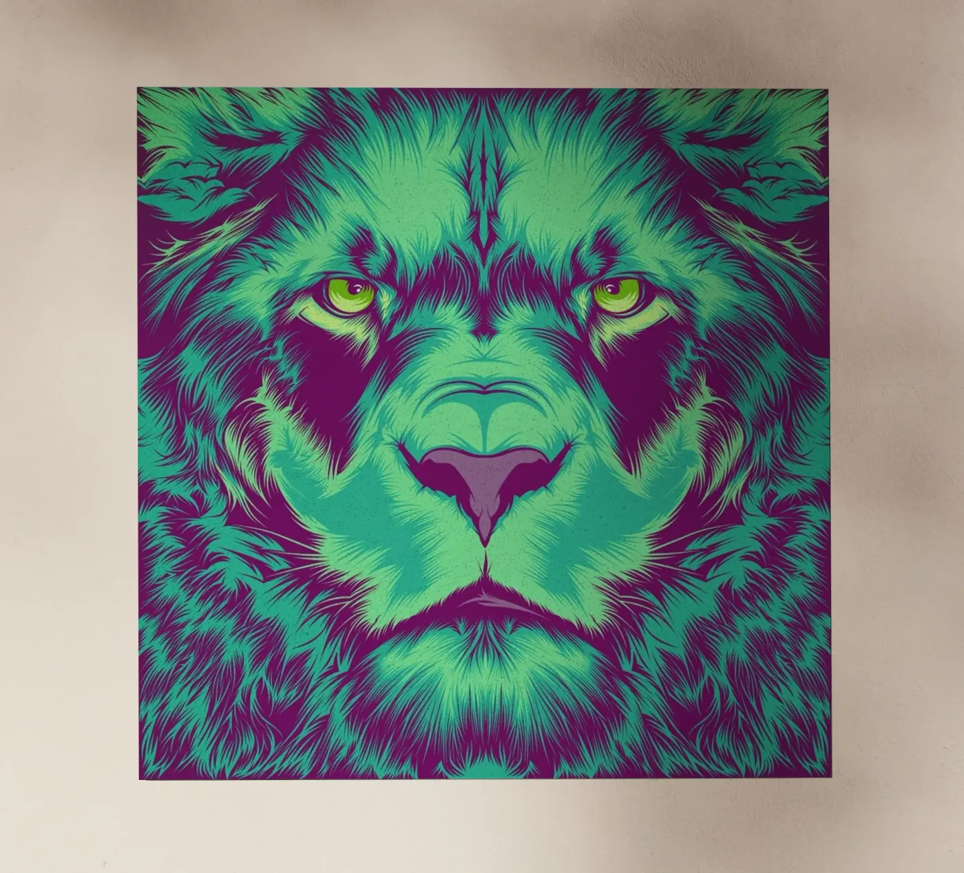 Lion pellicola backlit da Cranio Dsgn