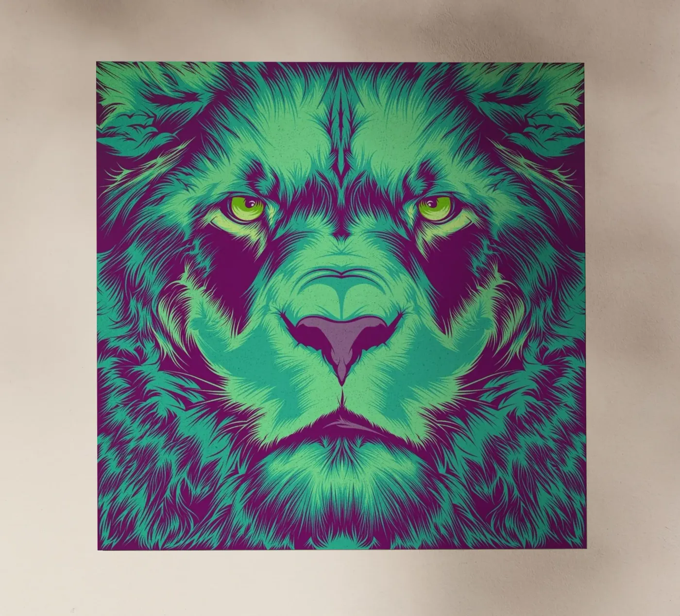 Lion pellicola backlit da Cranio Dsgn