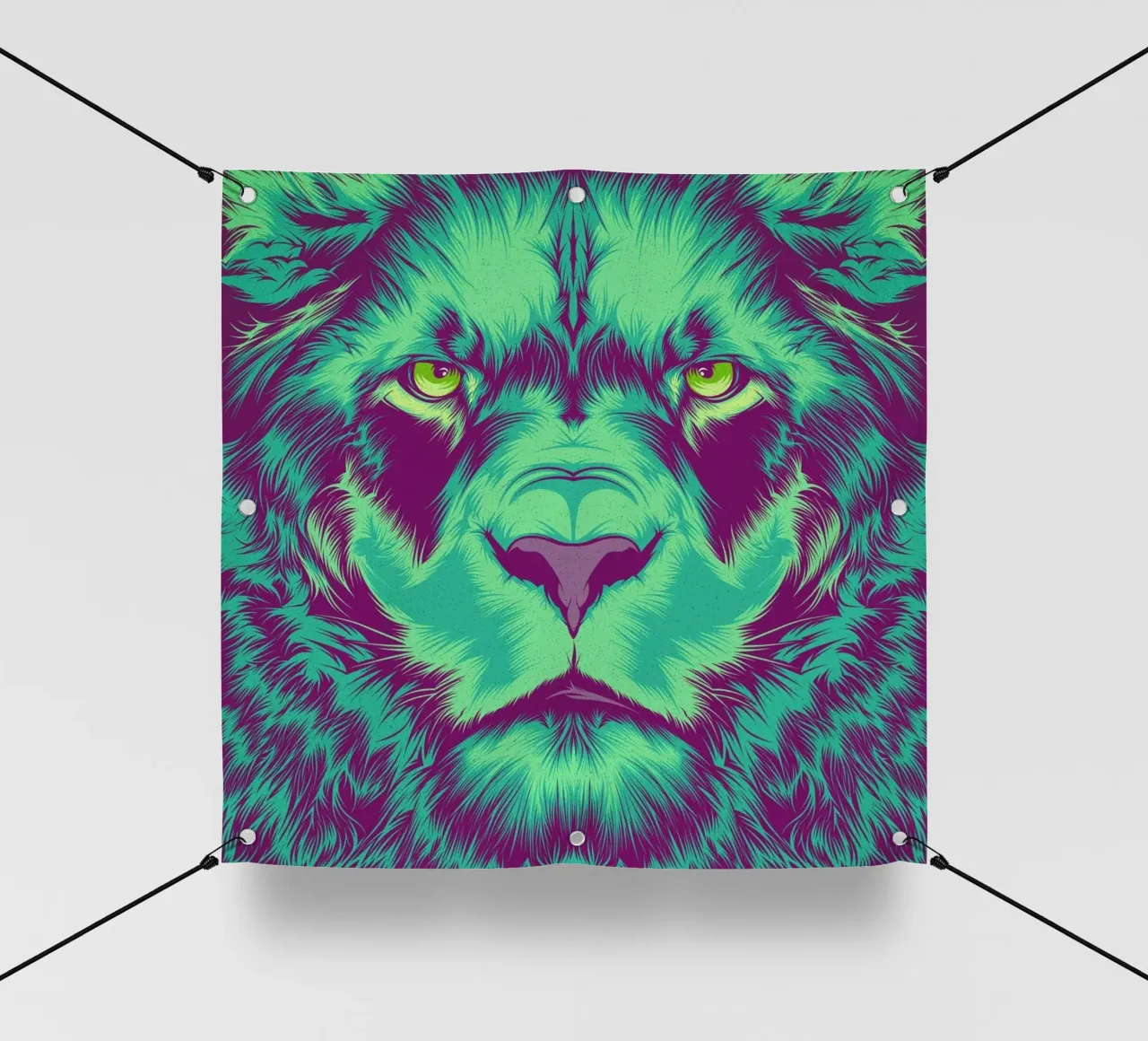 Lion telo in pvc da Cranio Dsgn