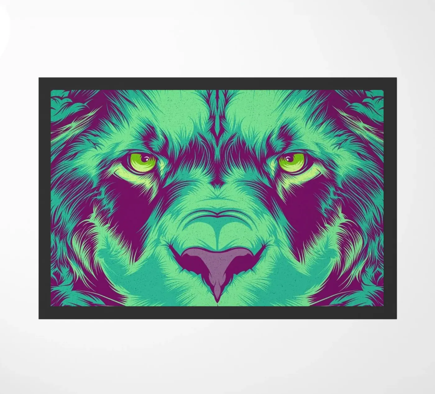 Lion deurmat van Cranio Dsgn