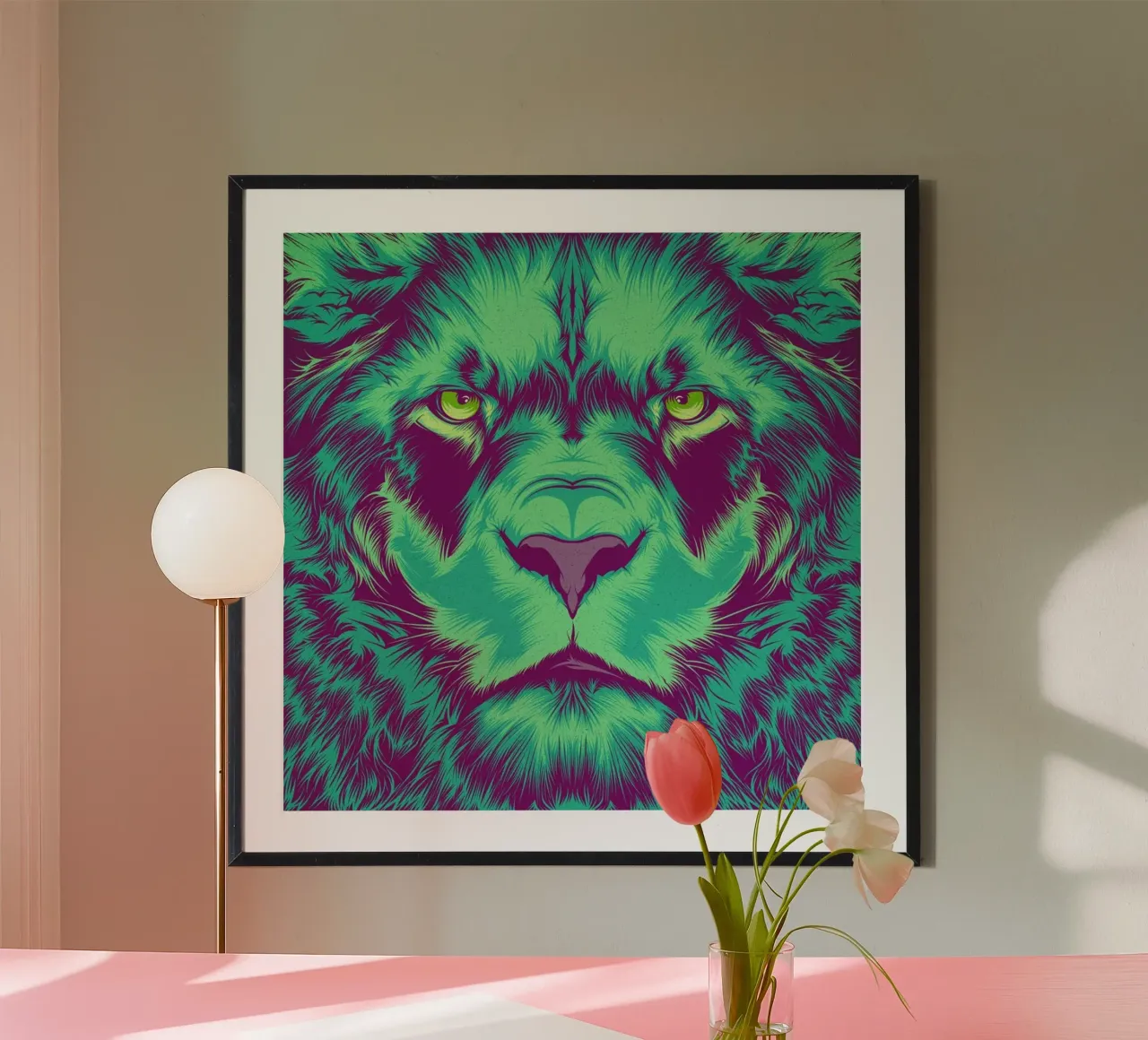 Lion poster da Cranio Dsgn