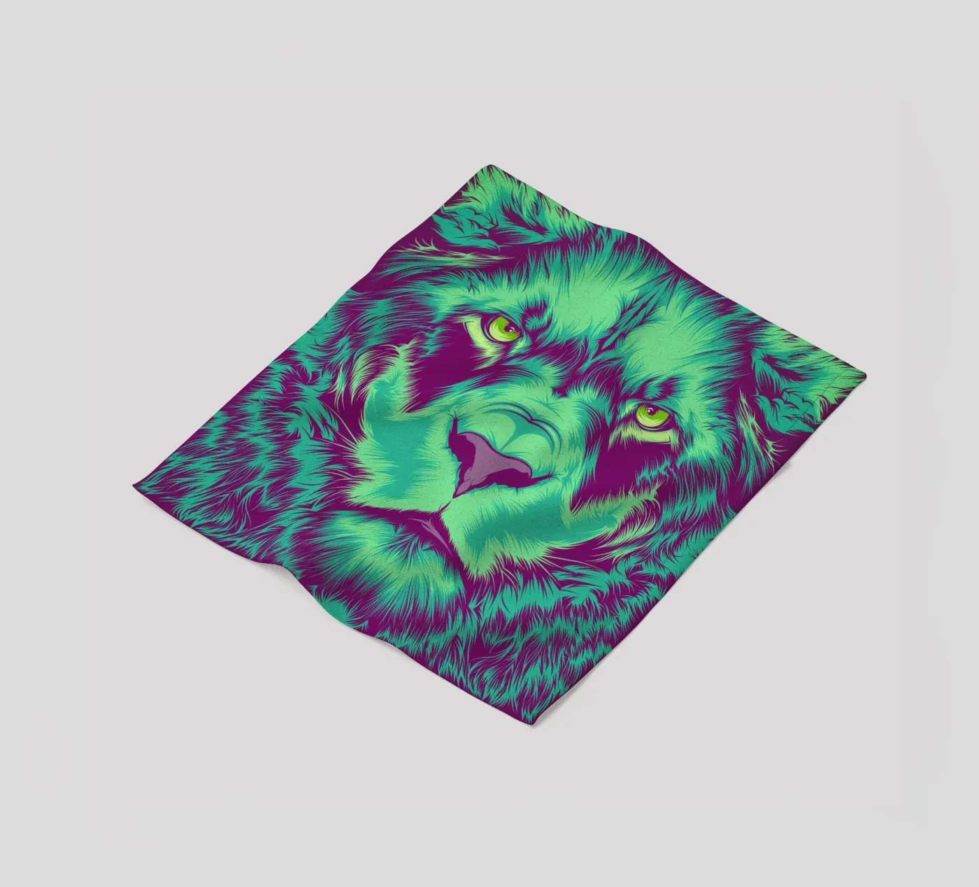 Lion Fleecedecke von Cranio Dsgn