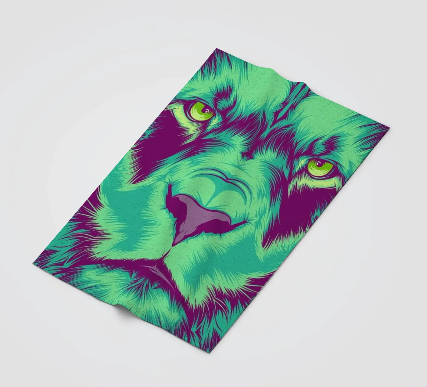 Lion Fleecedecke von Cranio Dsgn
