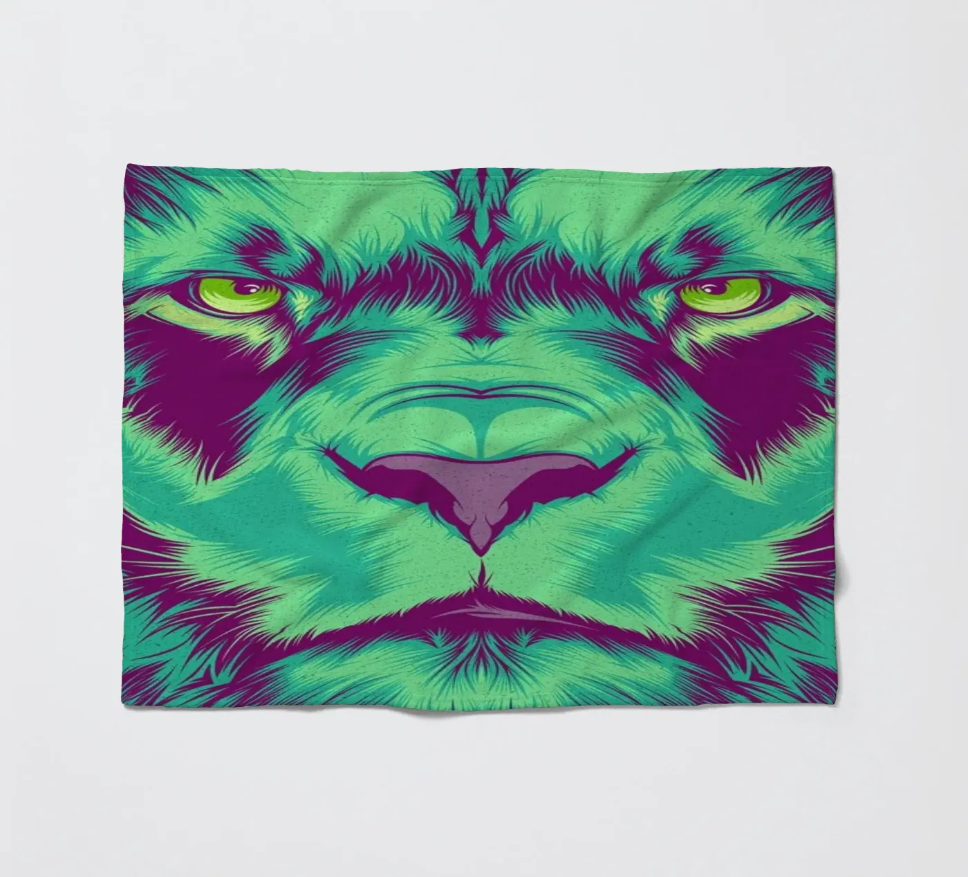 Lion Fleecedecke von Cranio Dsgn