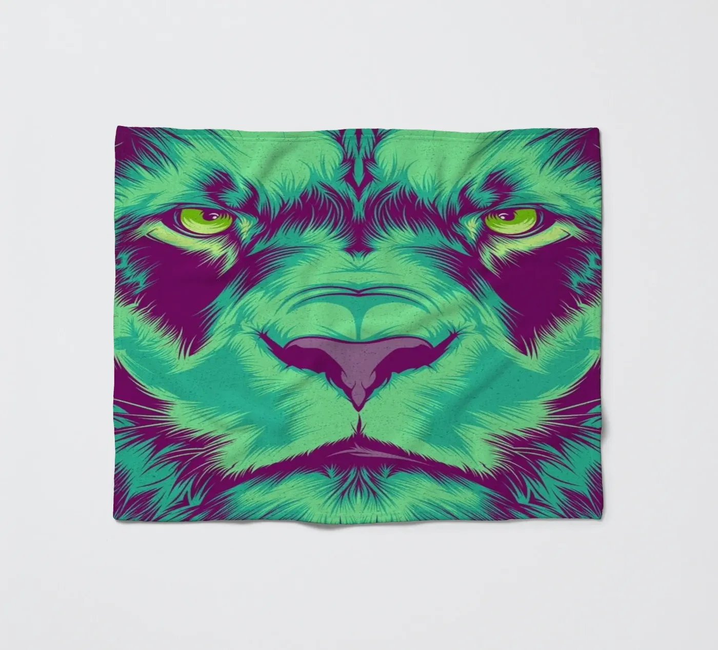 Lion Fleecedecke von Cranio Dsgn