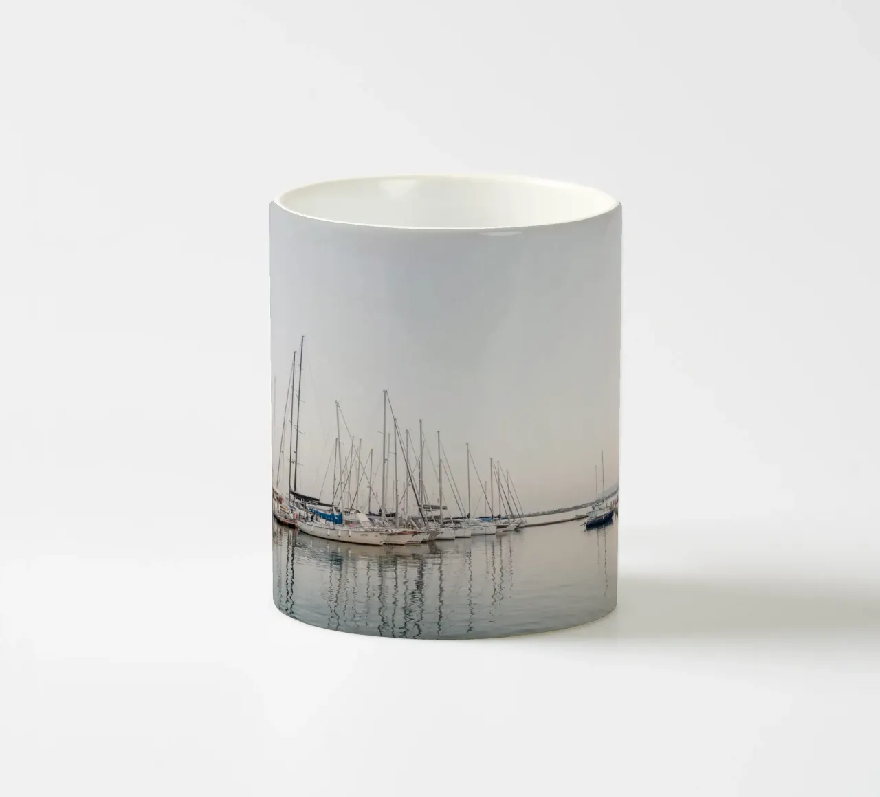Sailboats in Sicily tazza in ceramica da photolovers