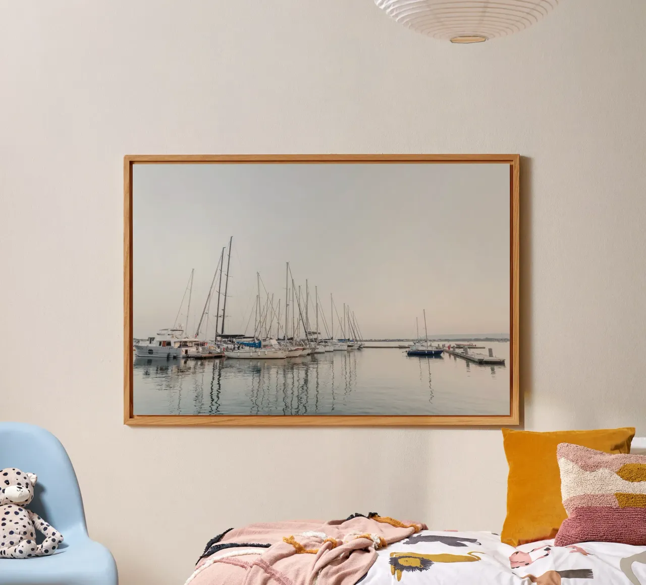 Sailboats in Sicily alluminio dibond da photolovers