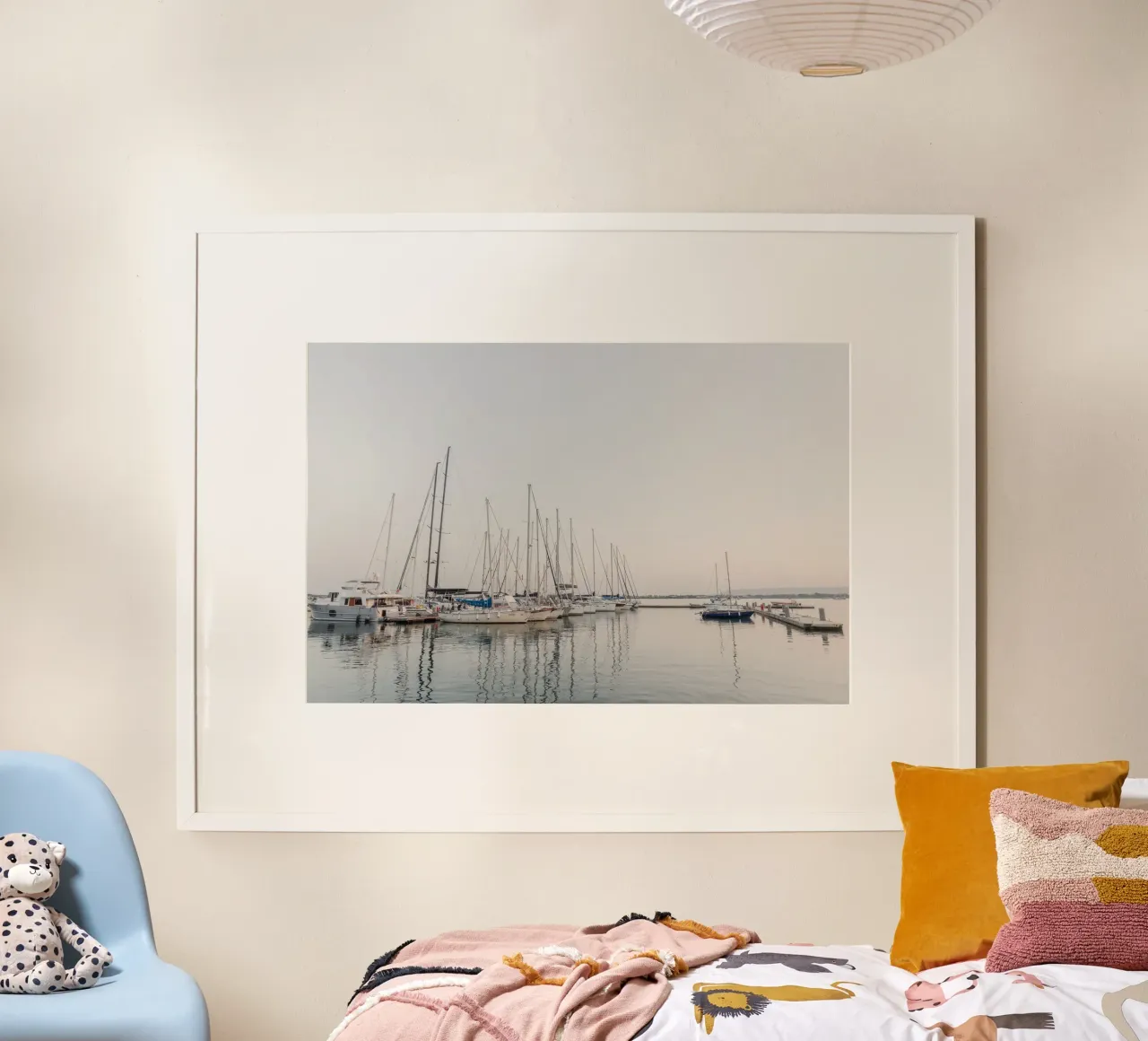 Sailboats in Sicily carta hahnemühle da photolovers