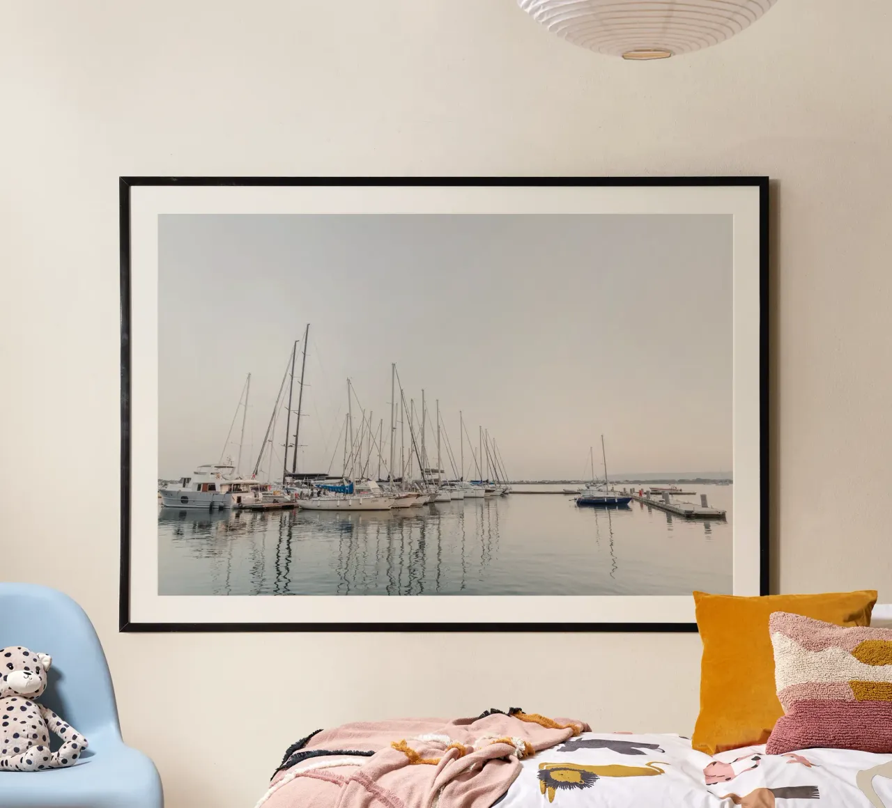 Sailboats in Sicily carta hahnemühle da photolovers