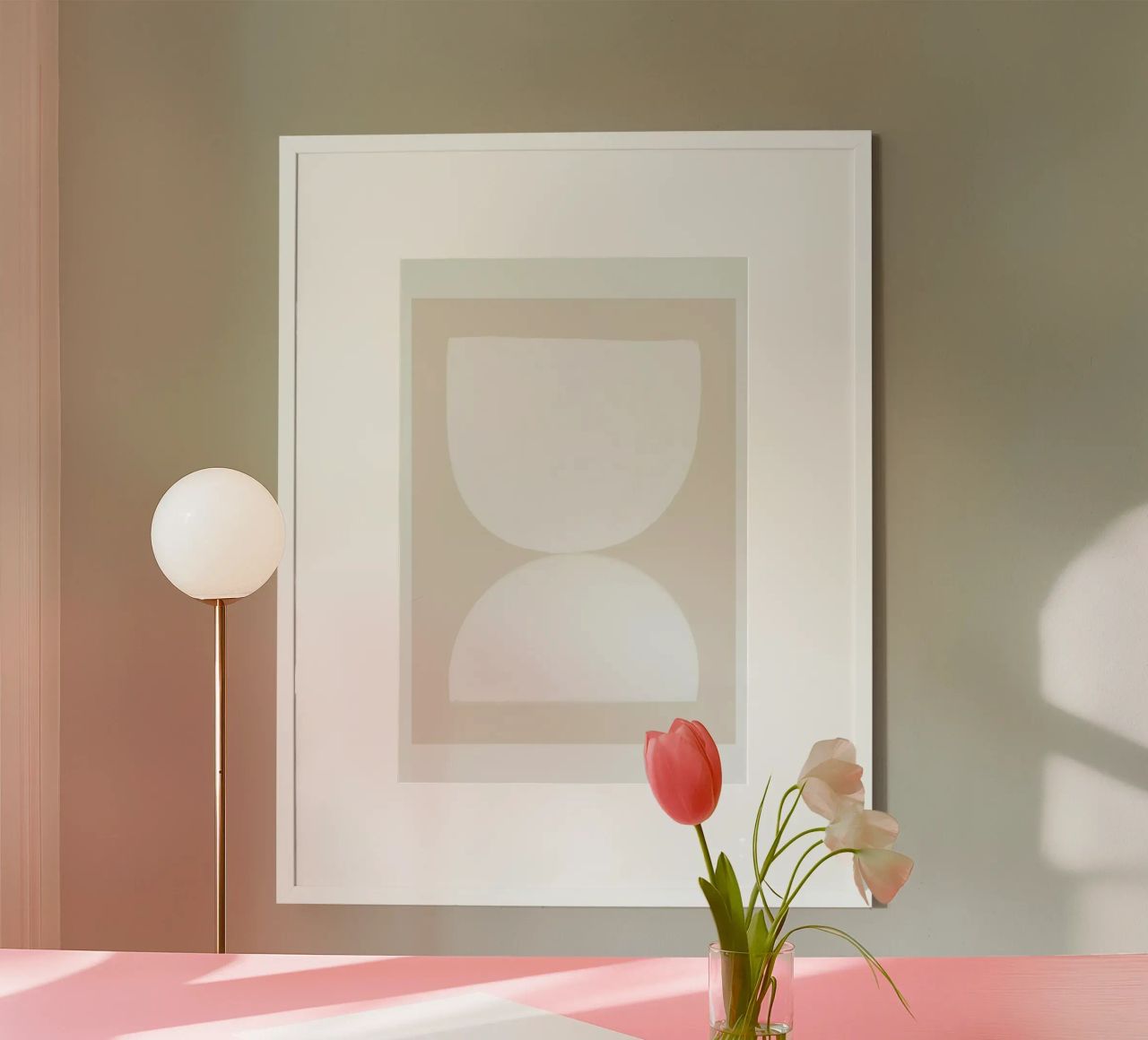 Rumi White poster with plastic frame by Mottos by Sinan Saydik