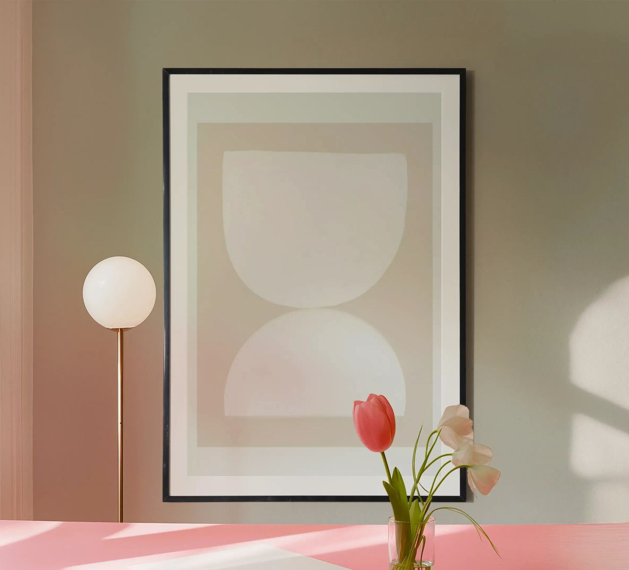 Rumi White poster with plastic frame by Mottos by Sinan Saydik