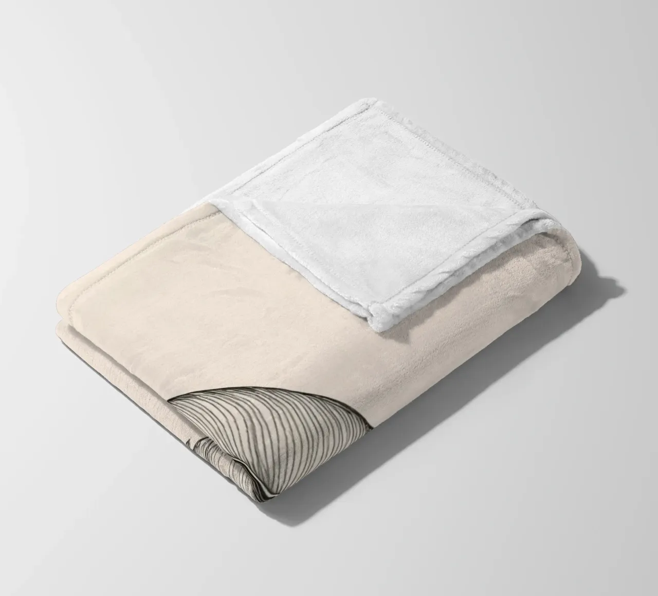 Intricate detailed feather illustrating nature's elegance fleece blanket by DesignDoodle
