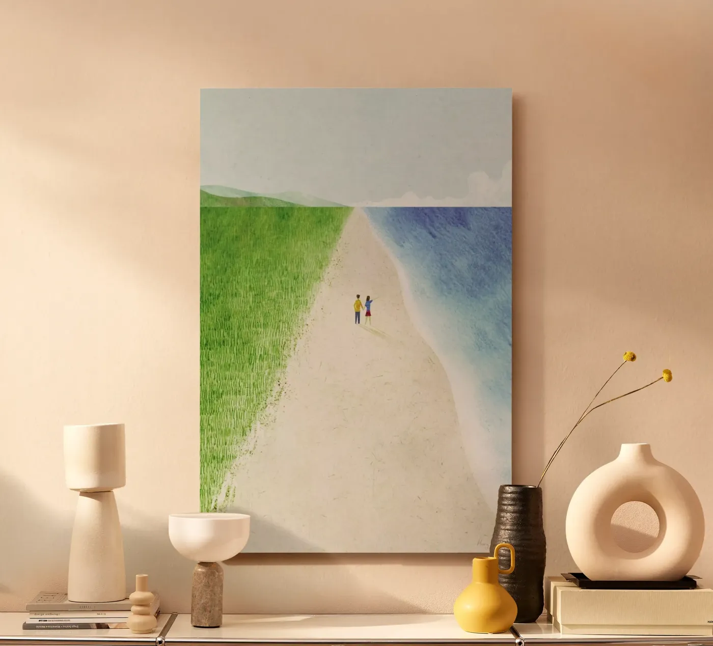 Wild Beach alluminio dibond da Henry Rivers