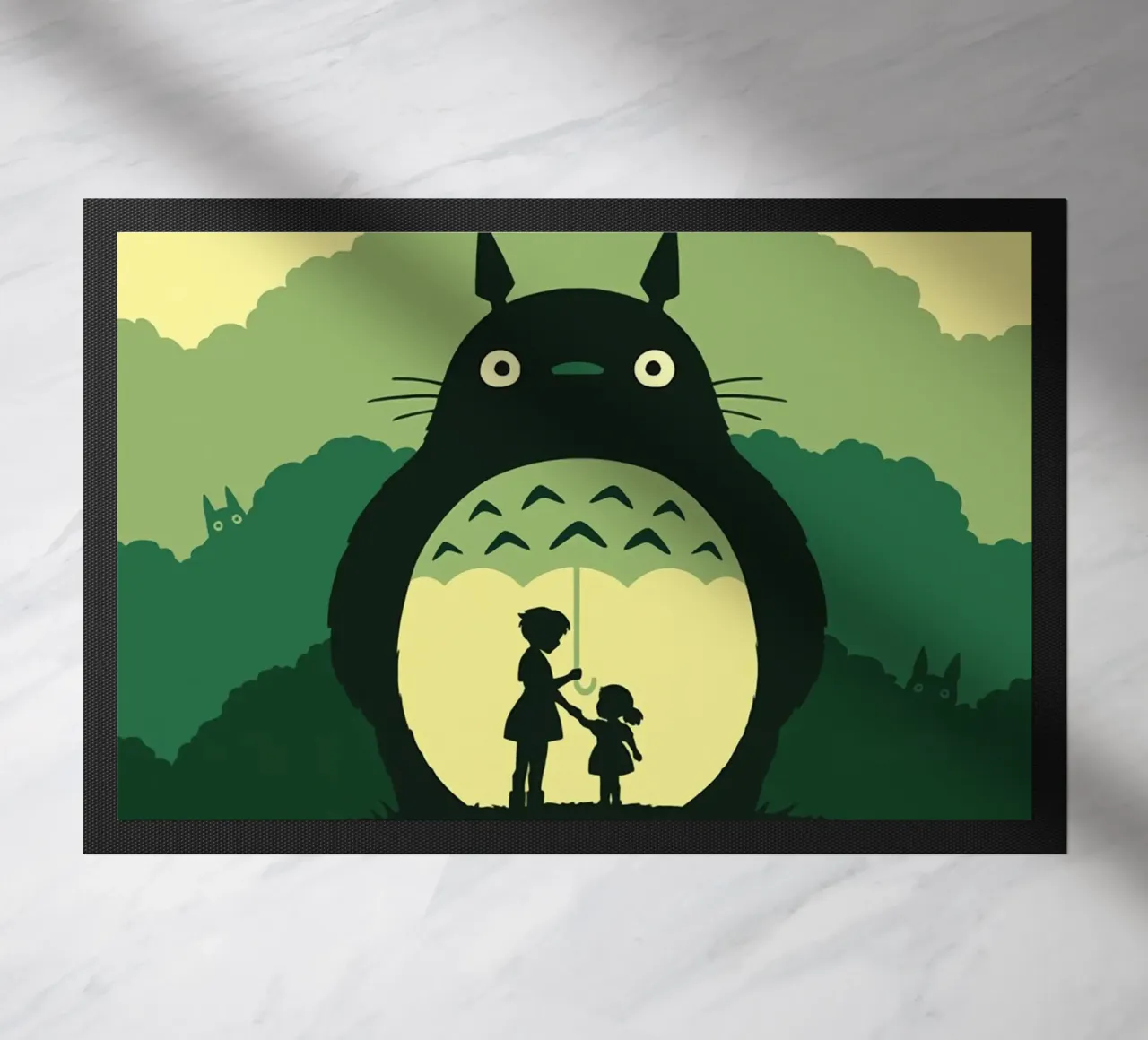 My Neighbor Totoro doormat by Alice Slatera