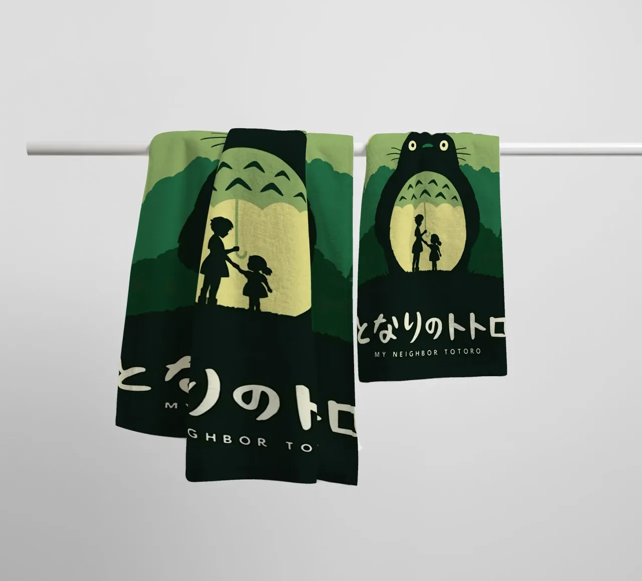 My Neighbor Totoro towel by Alice Slatera