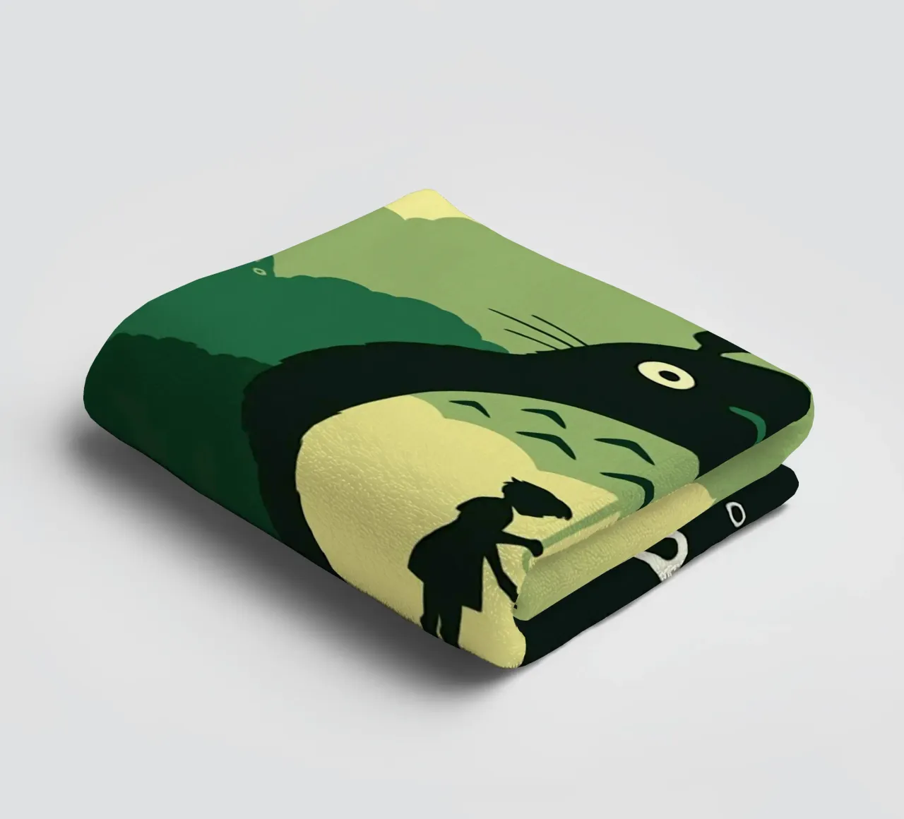 My Neighbor Totoro towel by Alice Slatera